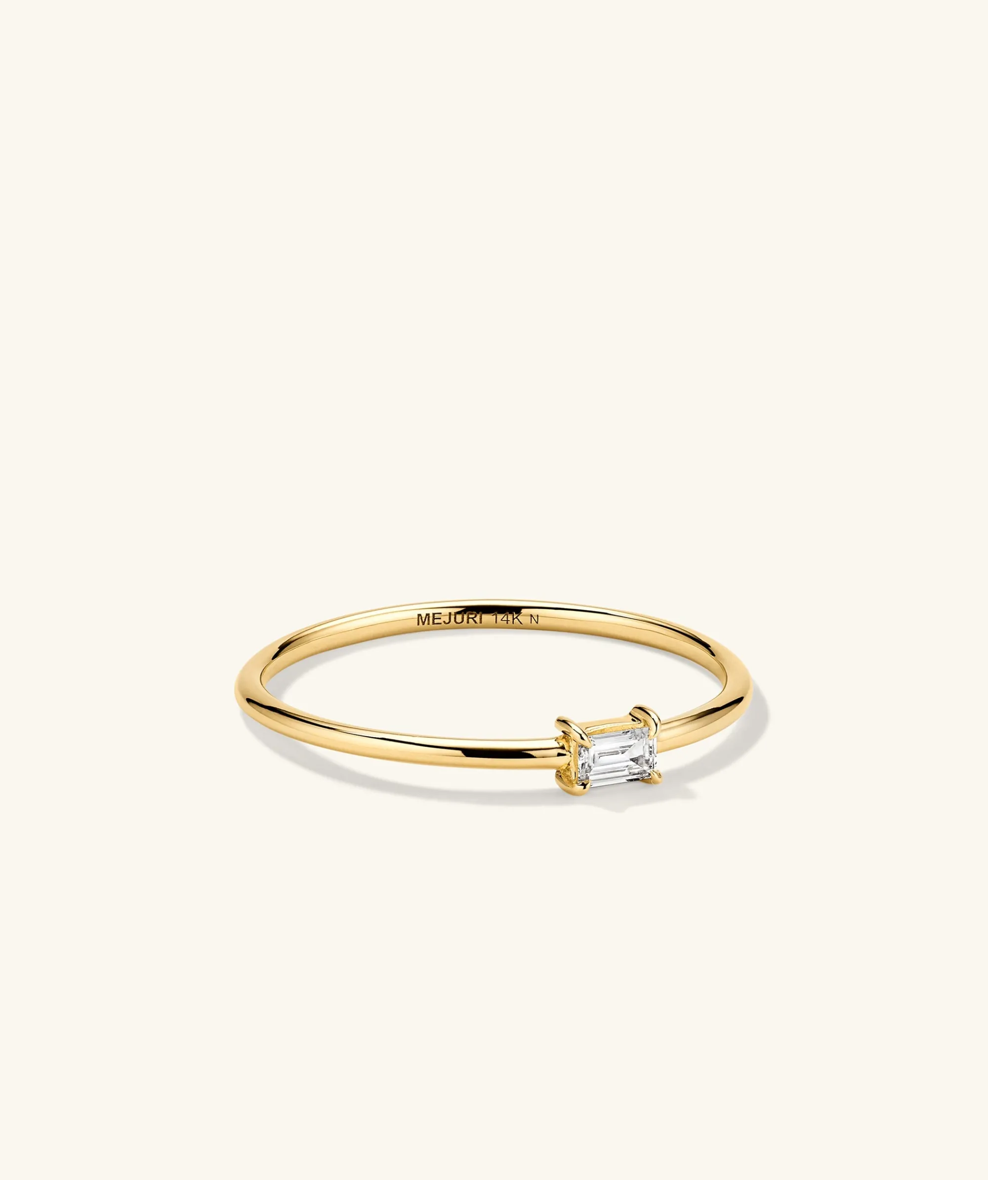 Ringe | Kombinierbare Ringe | Mejuri Baguette Stacker Ring