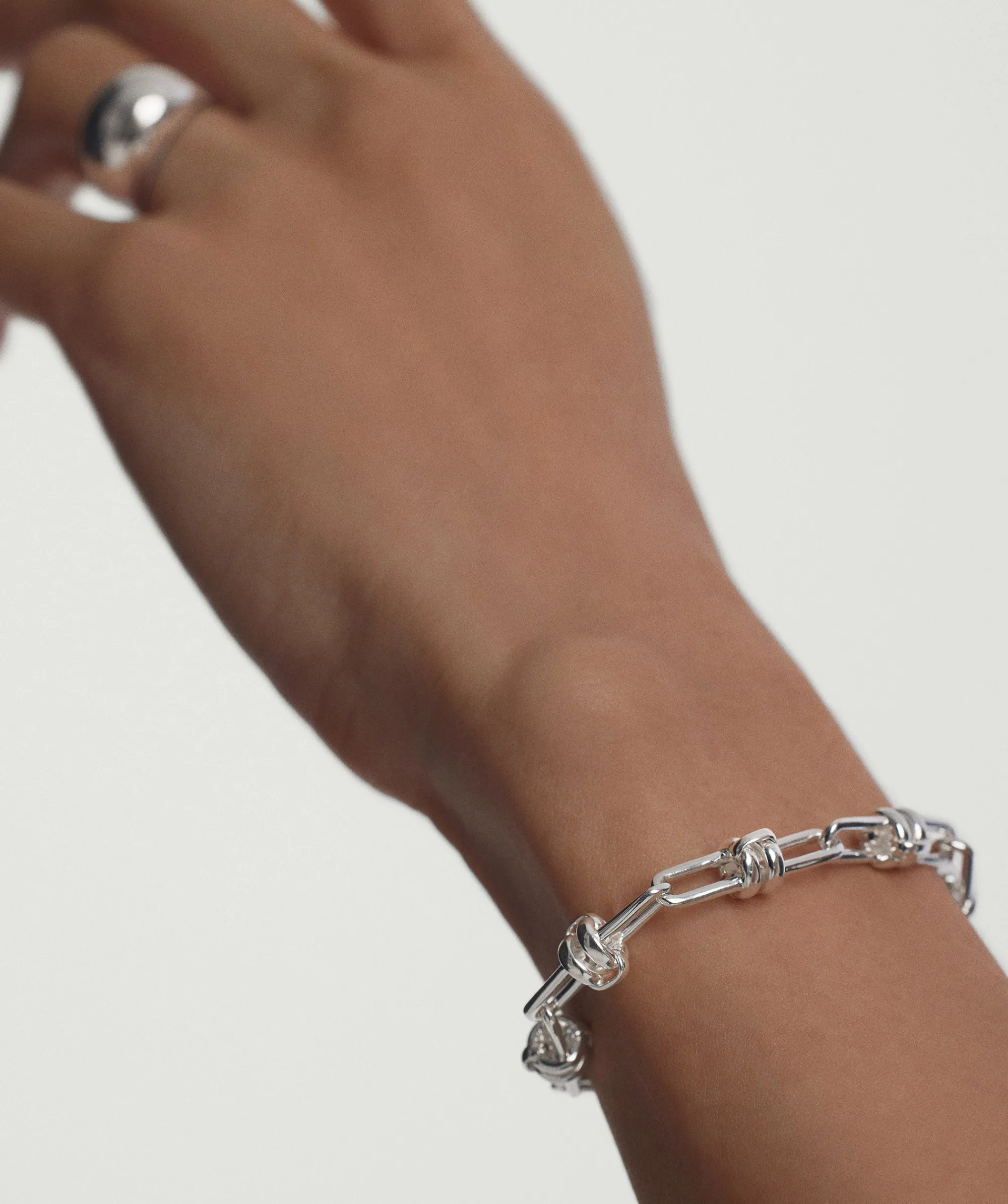 Armbänder | Gliederarmbänder | Mejuri Base Chain Convertible Bracelet SterlingSilver