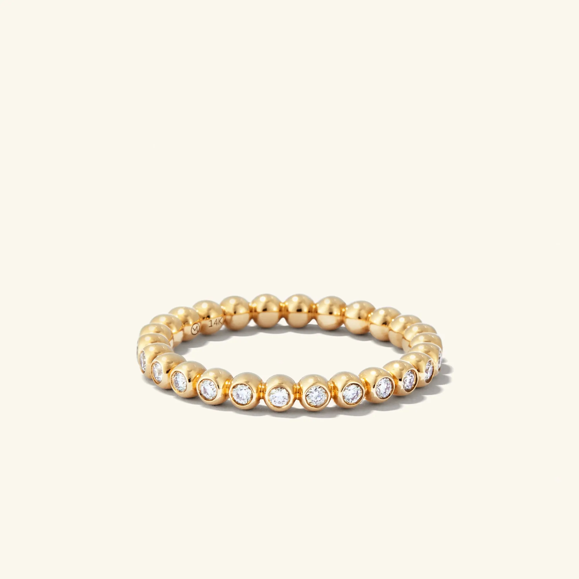 Ringe | Eheringe | Mejuri Bold Beaded Diamond Eternity Ring