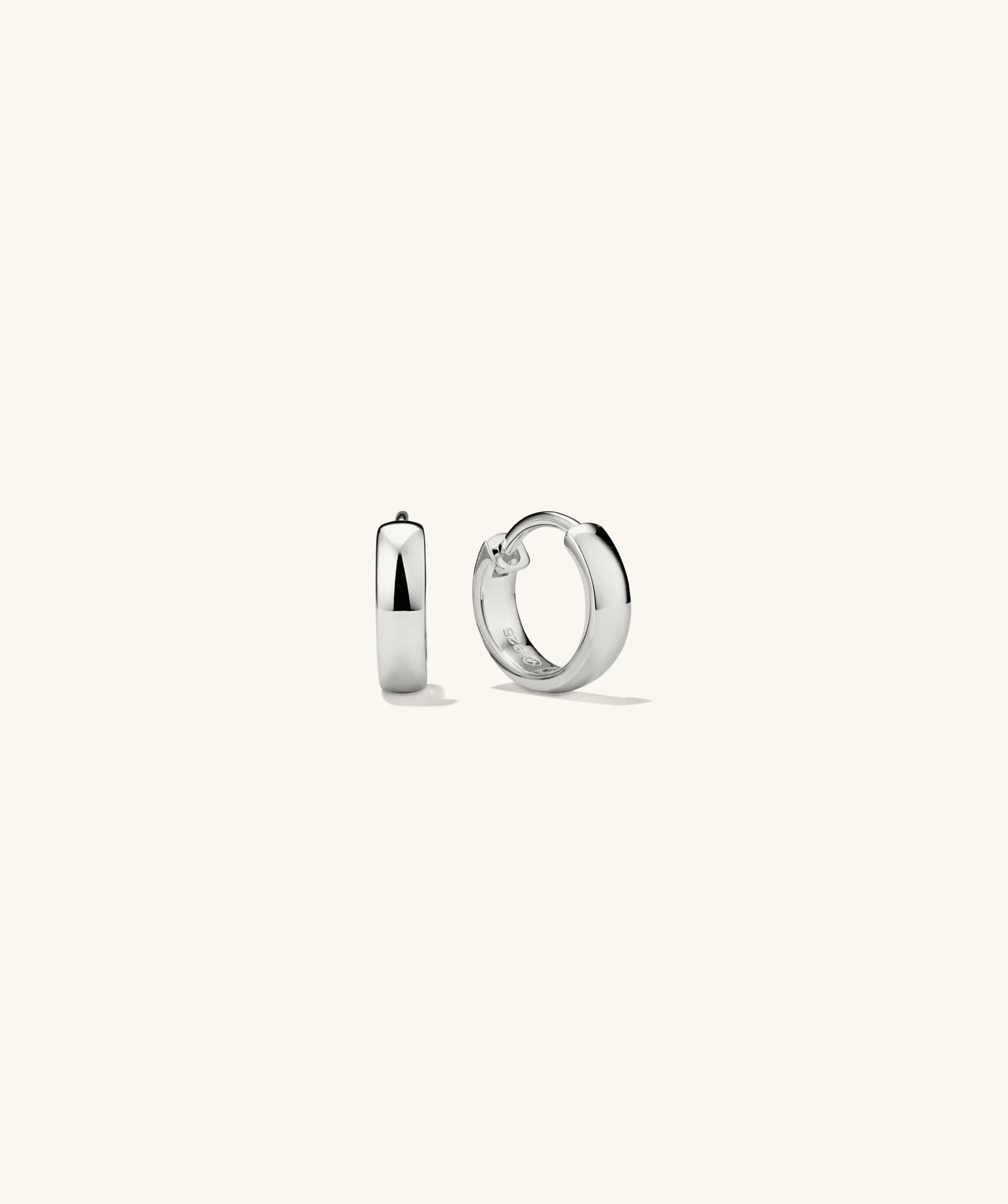 Creolen | Mejuri Bold Huggie Hoops SterlingSilver