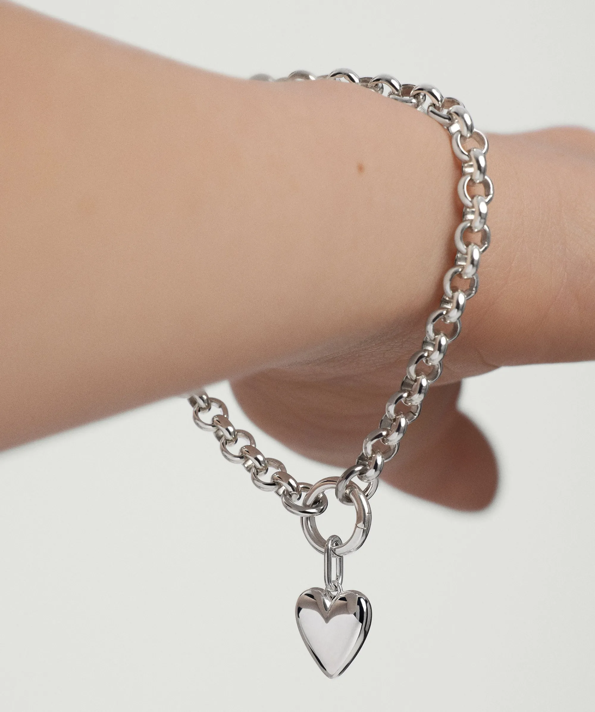 Armbänder | Gliederarmbänder | Mejuri Bold Rolo Chain Charm Bracelet