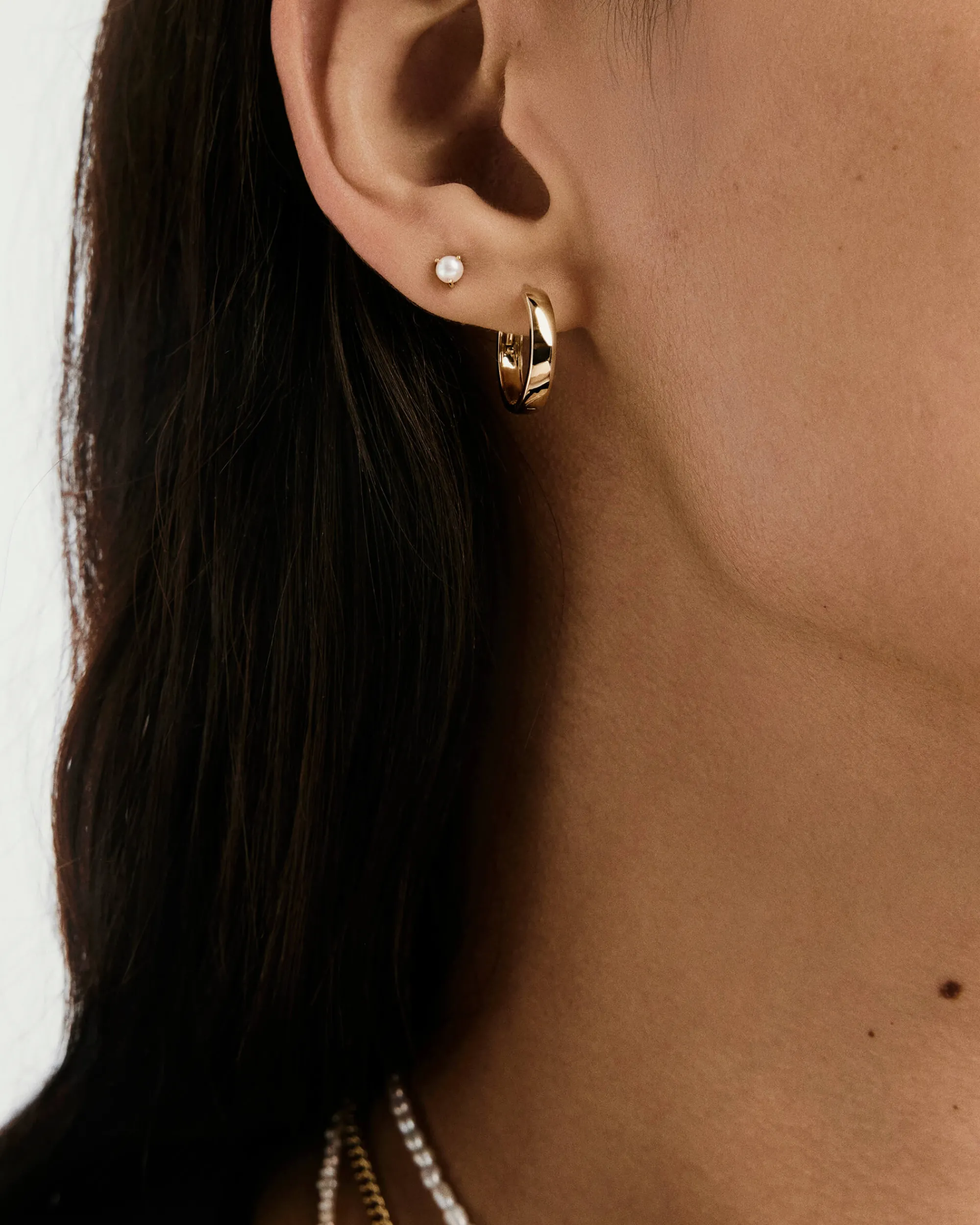 Ohrringe | Creolen | Mejuri Bold Small Hoops 14kYellowGold