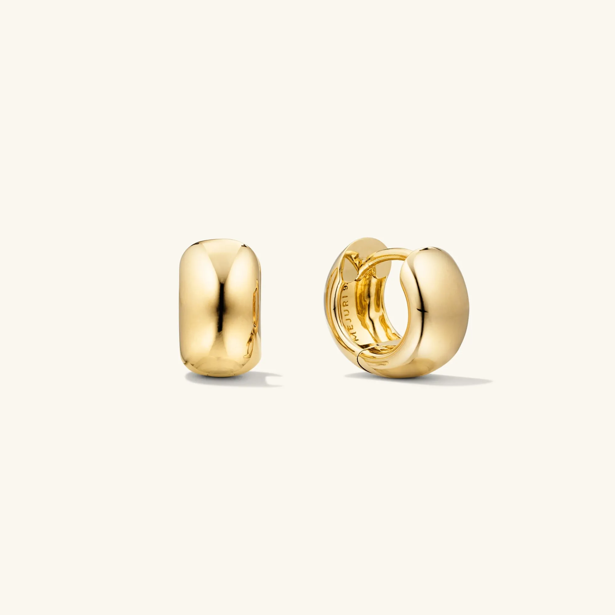 Creolen | Mejuri Chunky Huggie Hoops GoldVermeil