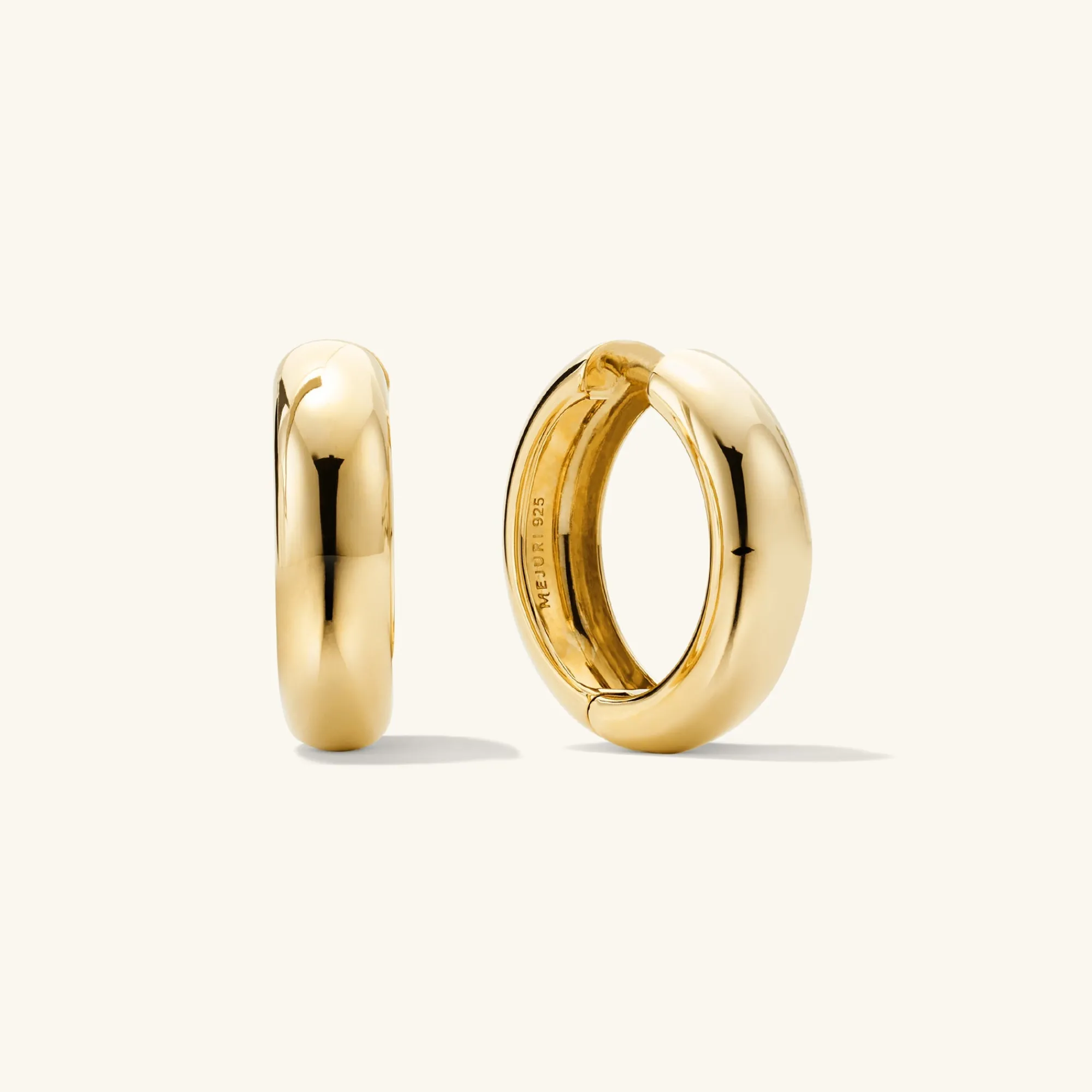 Ohrringe | Creolen | Mejuri Chunky Large Hoops GoldVermeil