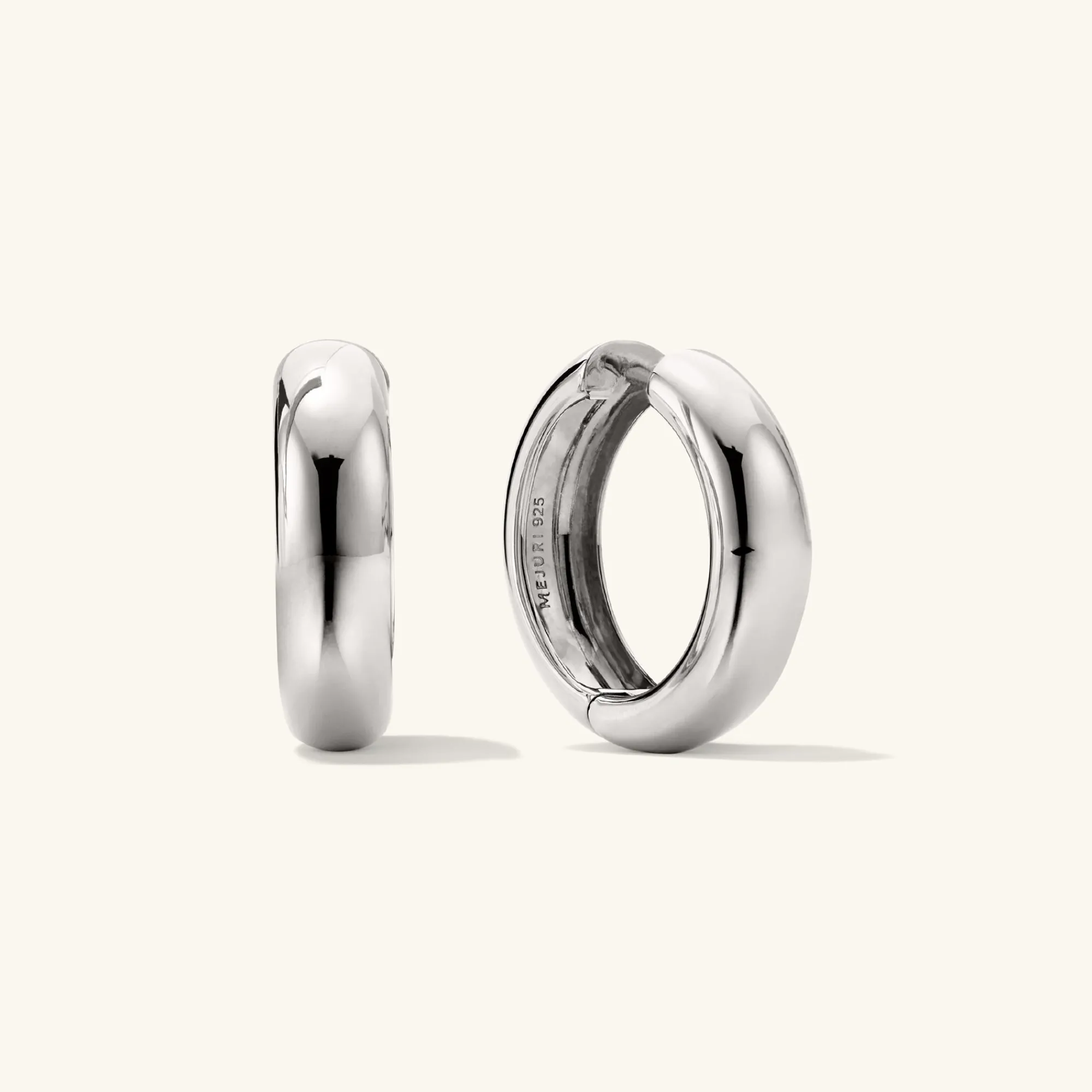 Creolen | Mejuri Chunky Large Hoops SterlingSilver