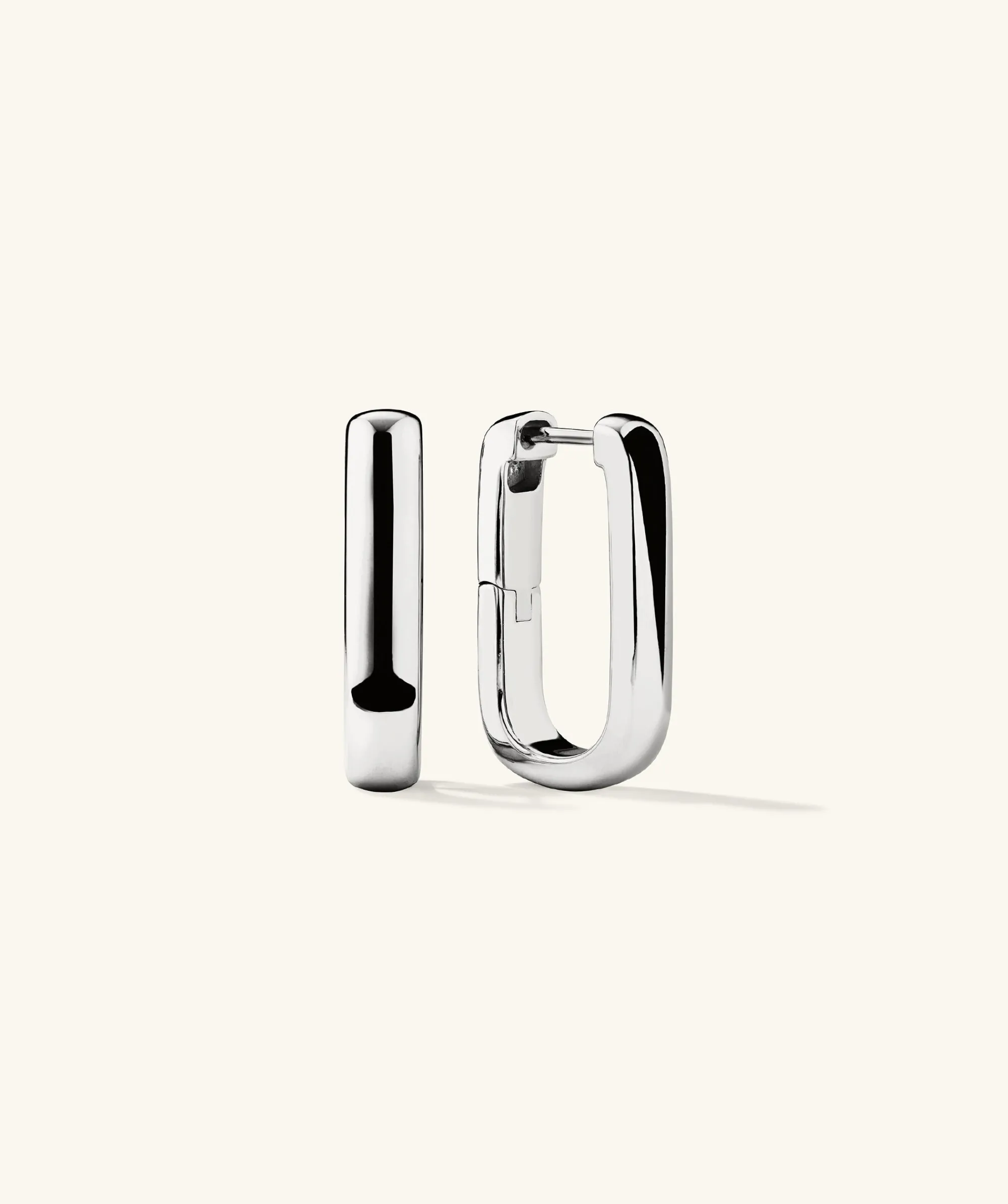 Creolen | Mejuri Chunky Large U Hoops SterlingSilver