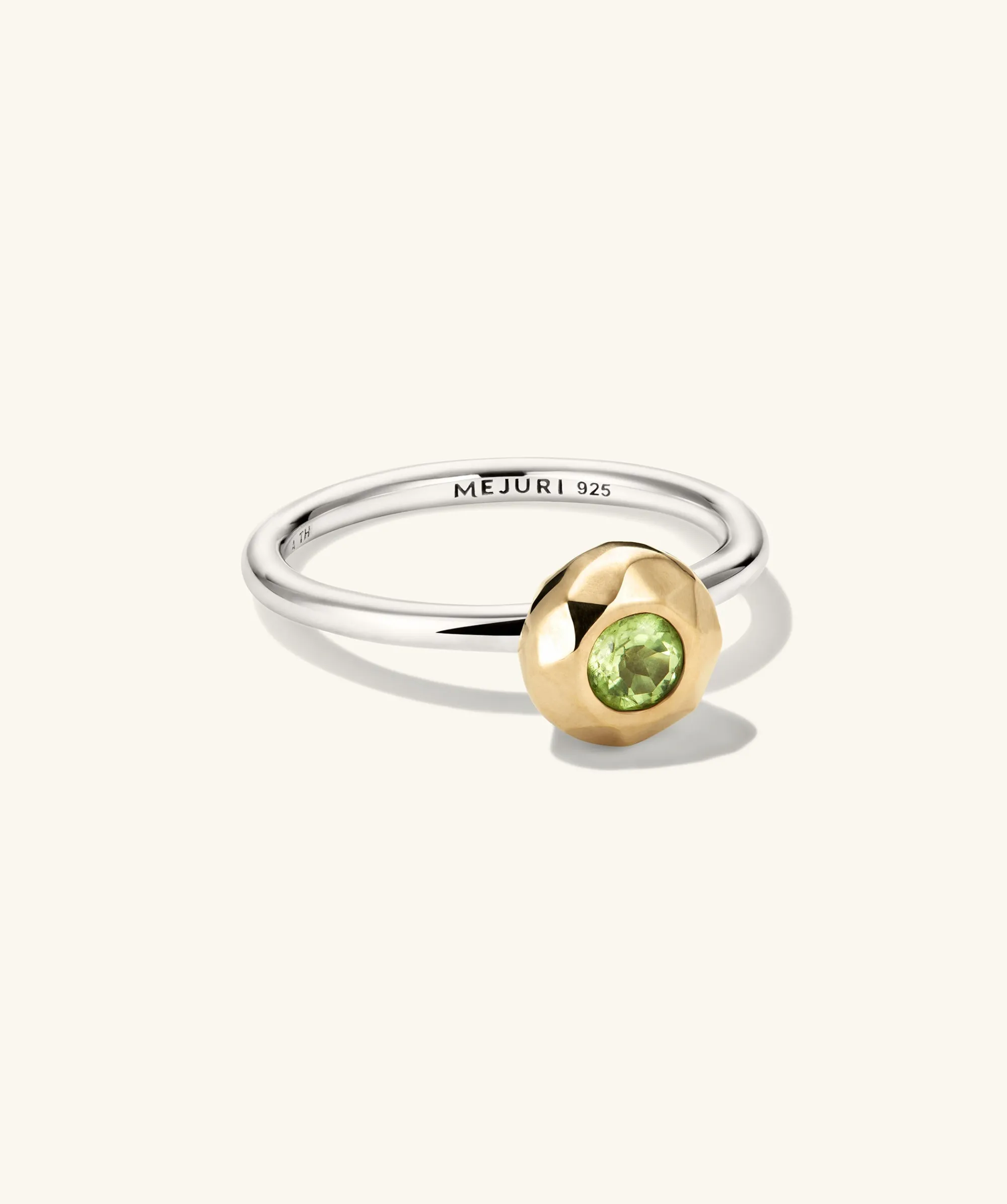 Ringe | Kombinierbare Ringe | Mejuri Circle Geo Gem Ring