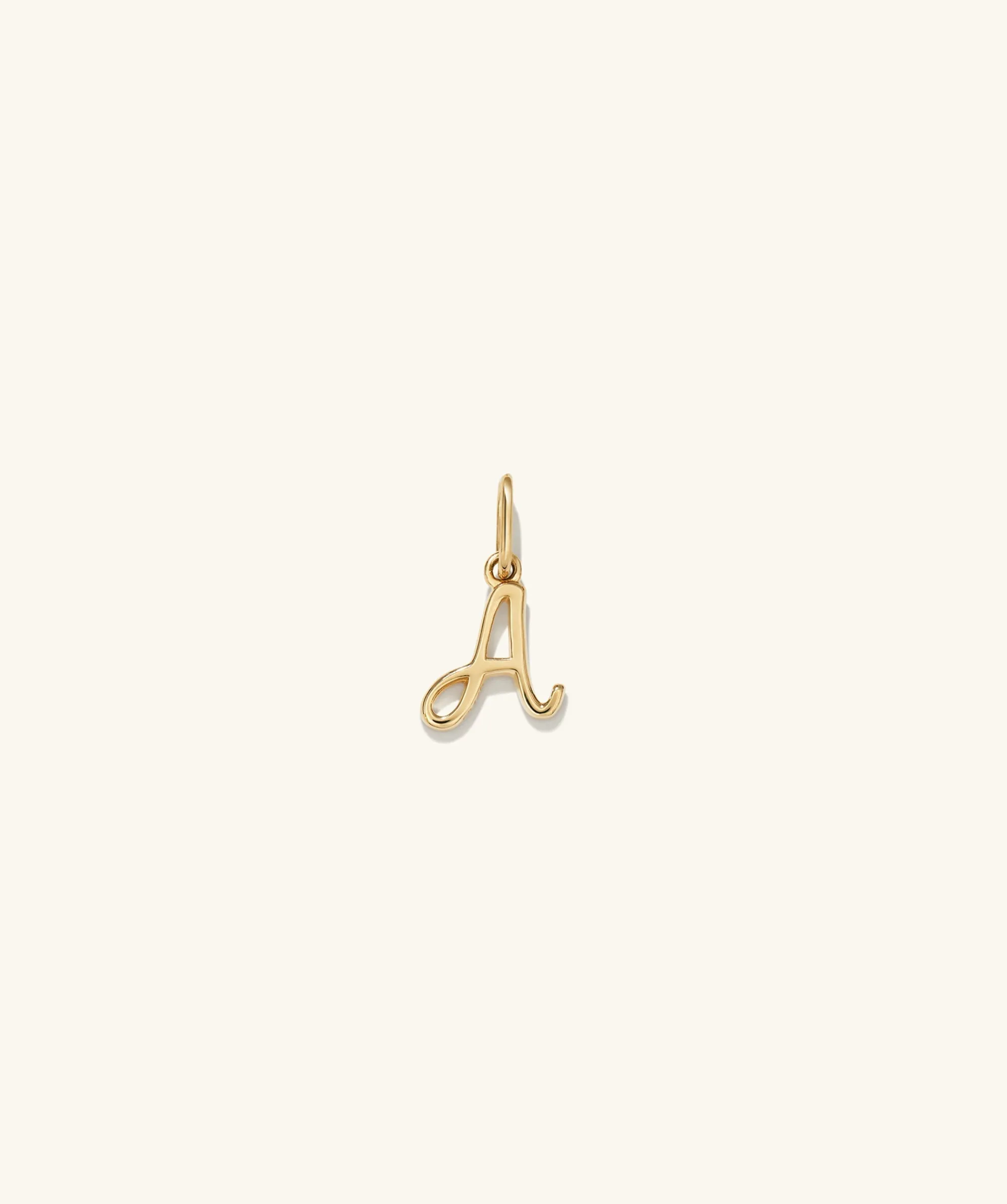 Charms | Charms + Anhänger | Mejuri Cursive Letter Charm