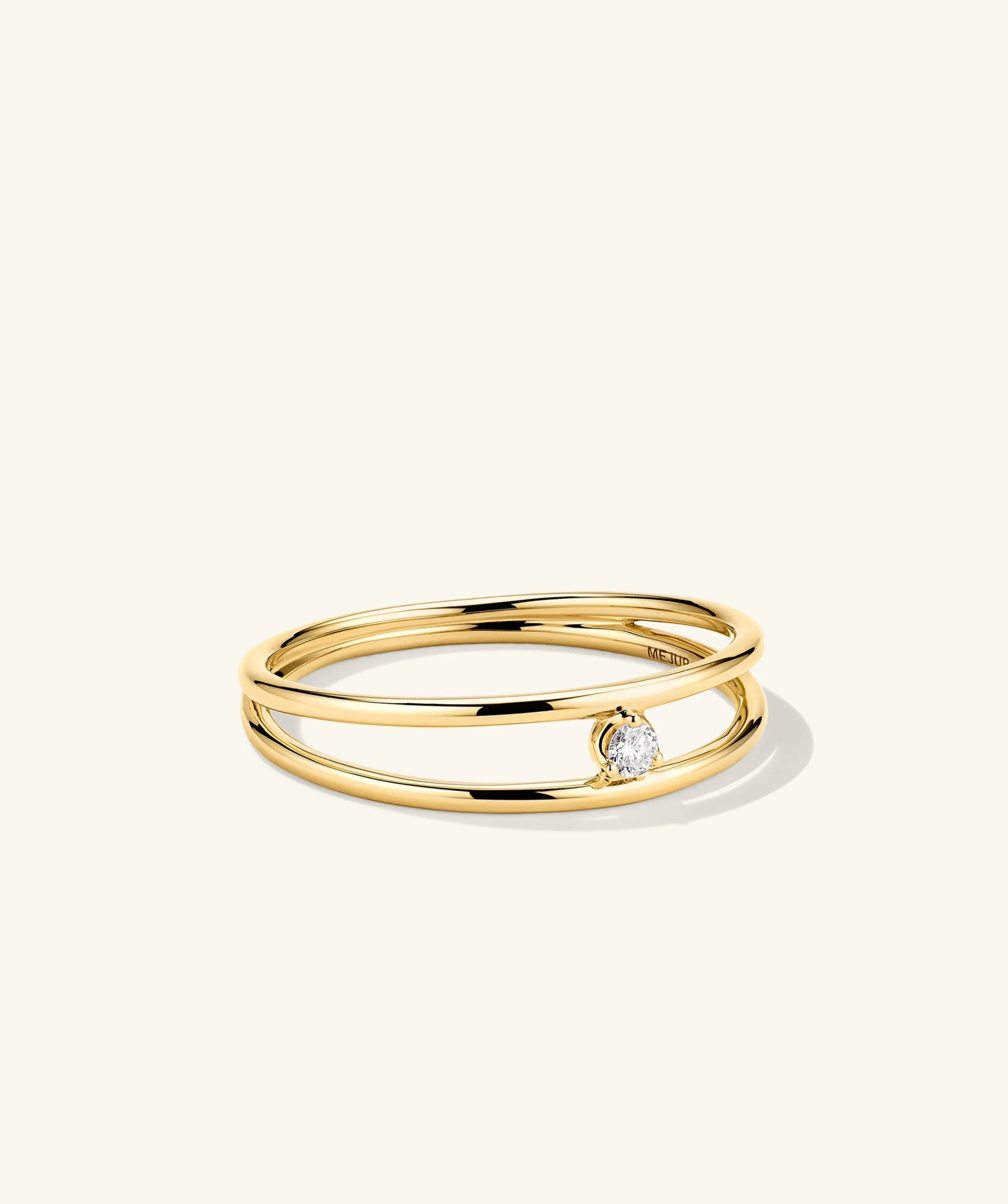 Ringe | Kombinierbare Ringe | Mejuri Diamond Double Stacker Ring