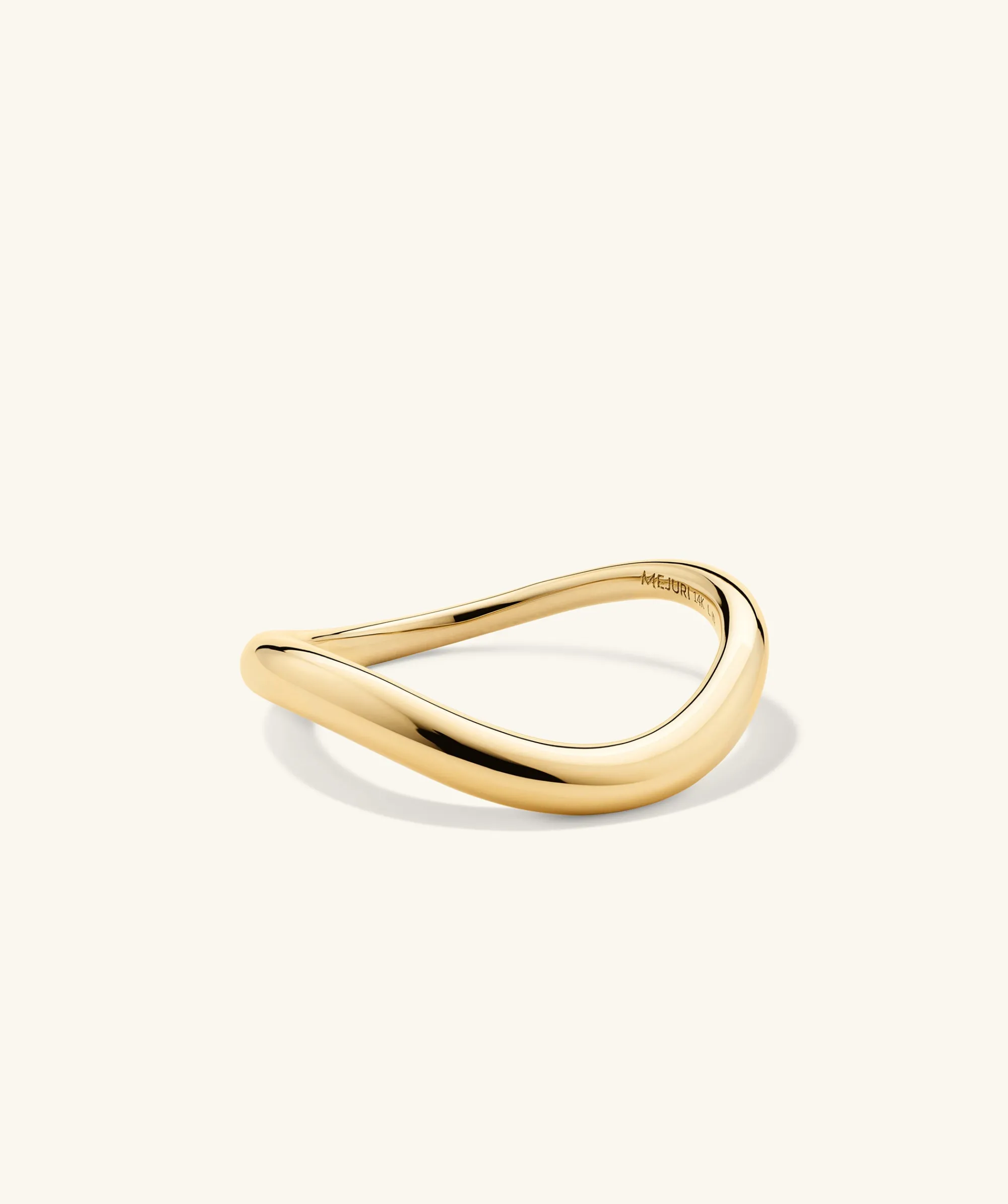 Ringe | Kombinierbare Ringe | Mejuri Dôme Figure Slim Ring 14kYellowGold