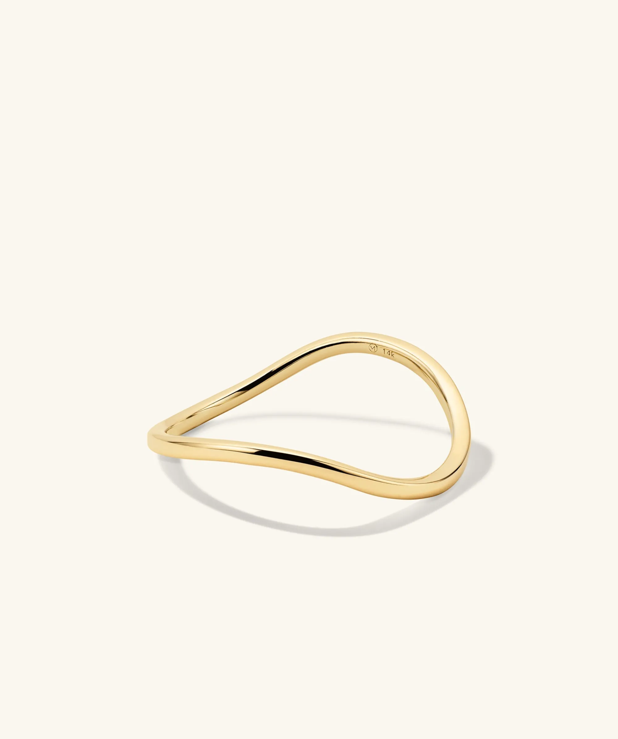 Ringe | Kombinierbare Ringe | Mejuri Dôme Figure Stacker Ring 14kYellowGold