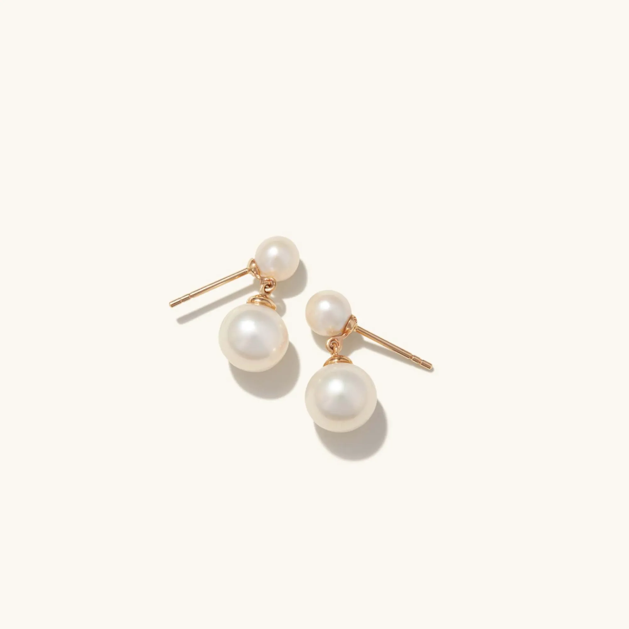 Ohrhänger | Mejuri Essential Pearl Earrings 14kYellowGold