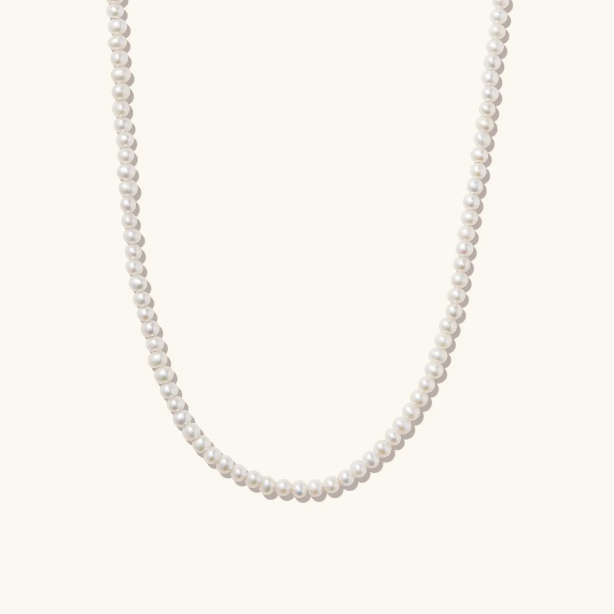 Halsketten | Pearl + Beaded Halsketten | Mejuri Essential Pearl Necklace 14kYellowGold