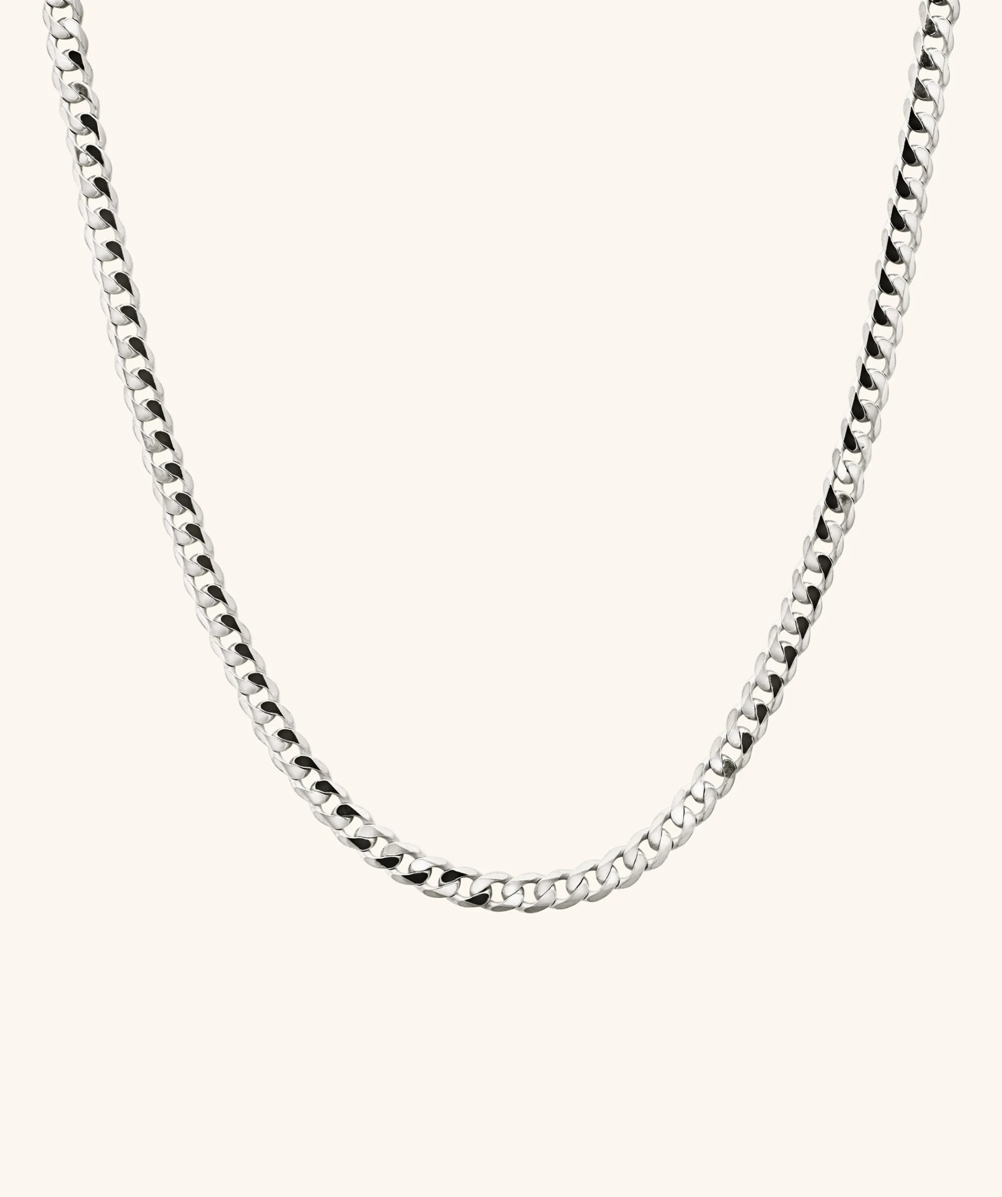 Halsketten | Herren | Mejuri Flat Curb Chain Necklace