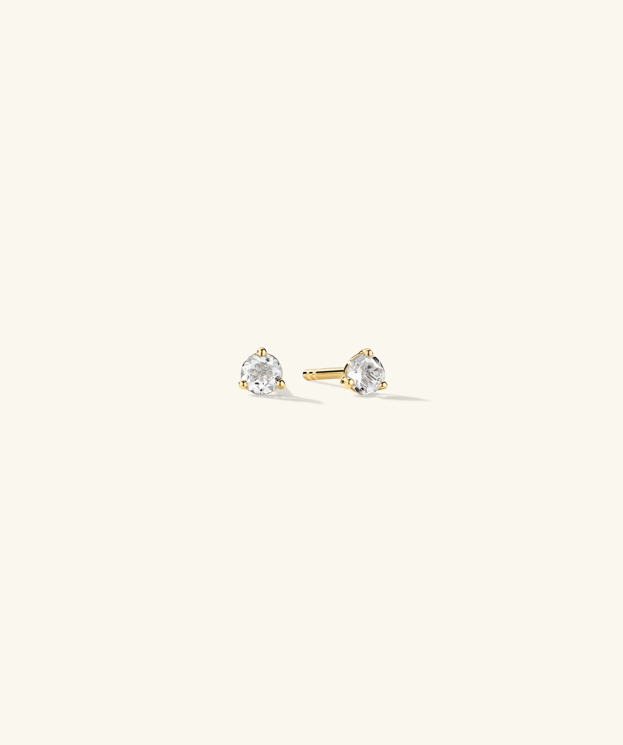 Ohrstecker | Mejuri Gemstone Mini Studs 14kYellowGold