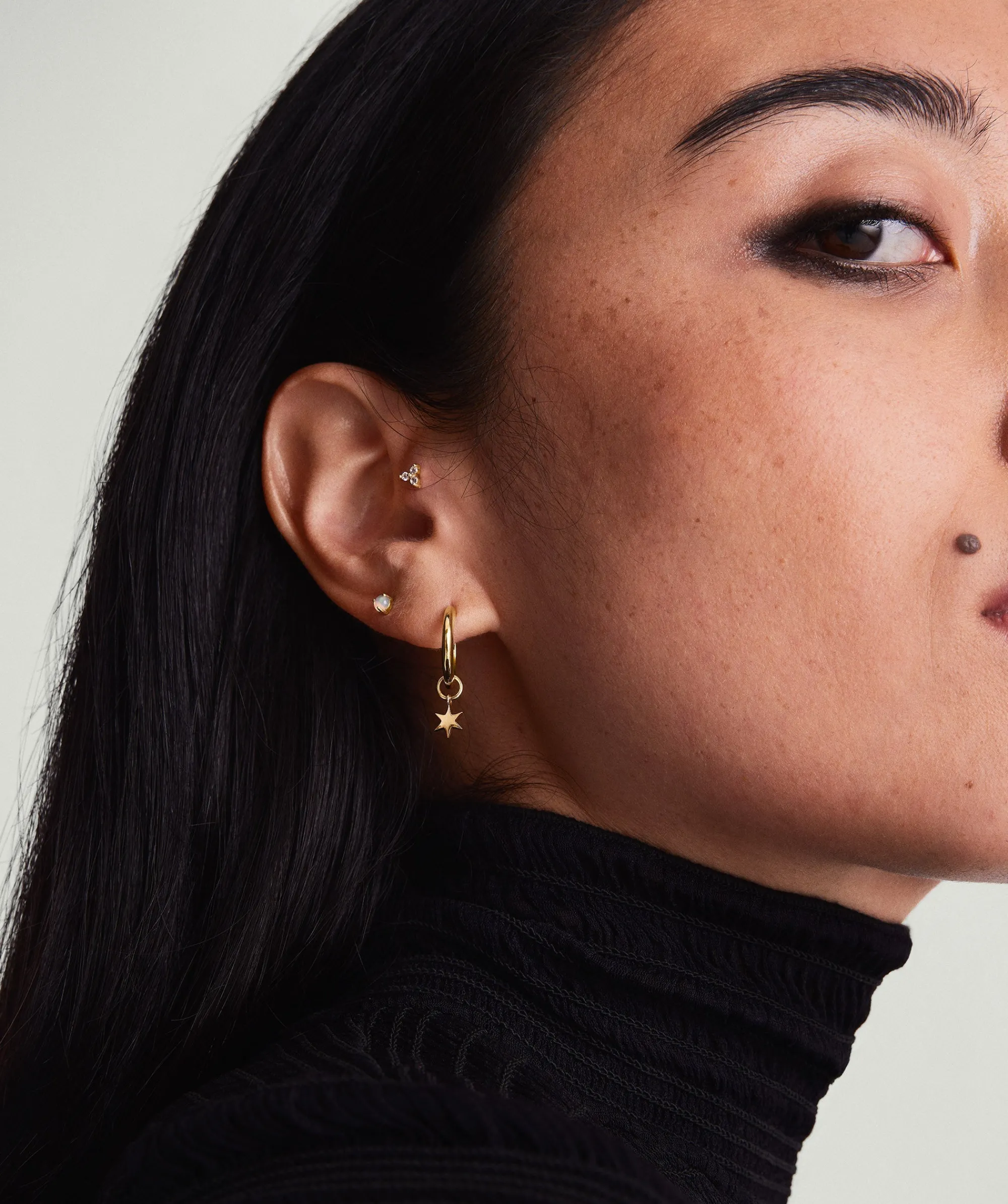 Ohrstecker | Mejuri Gemstone Mini Studs 14kYellowGold