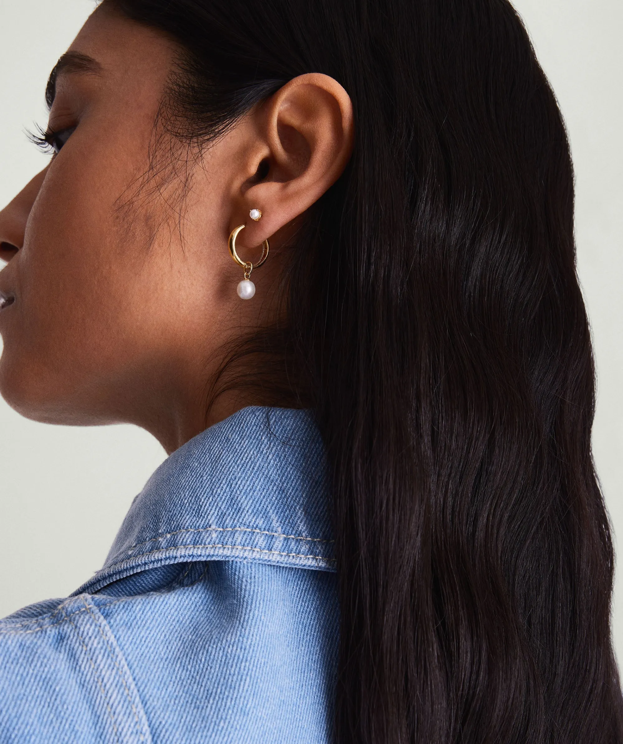 Ohrstecker | Mejuri Gemstone Mini Studs 14kYellowGold