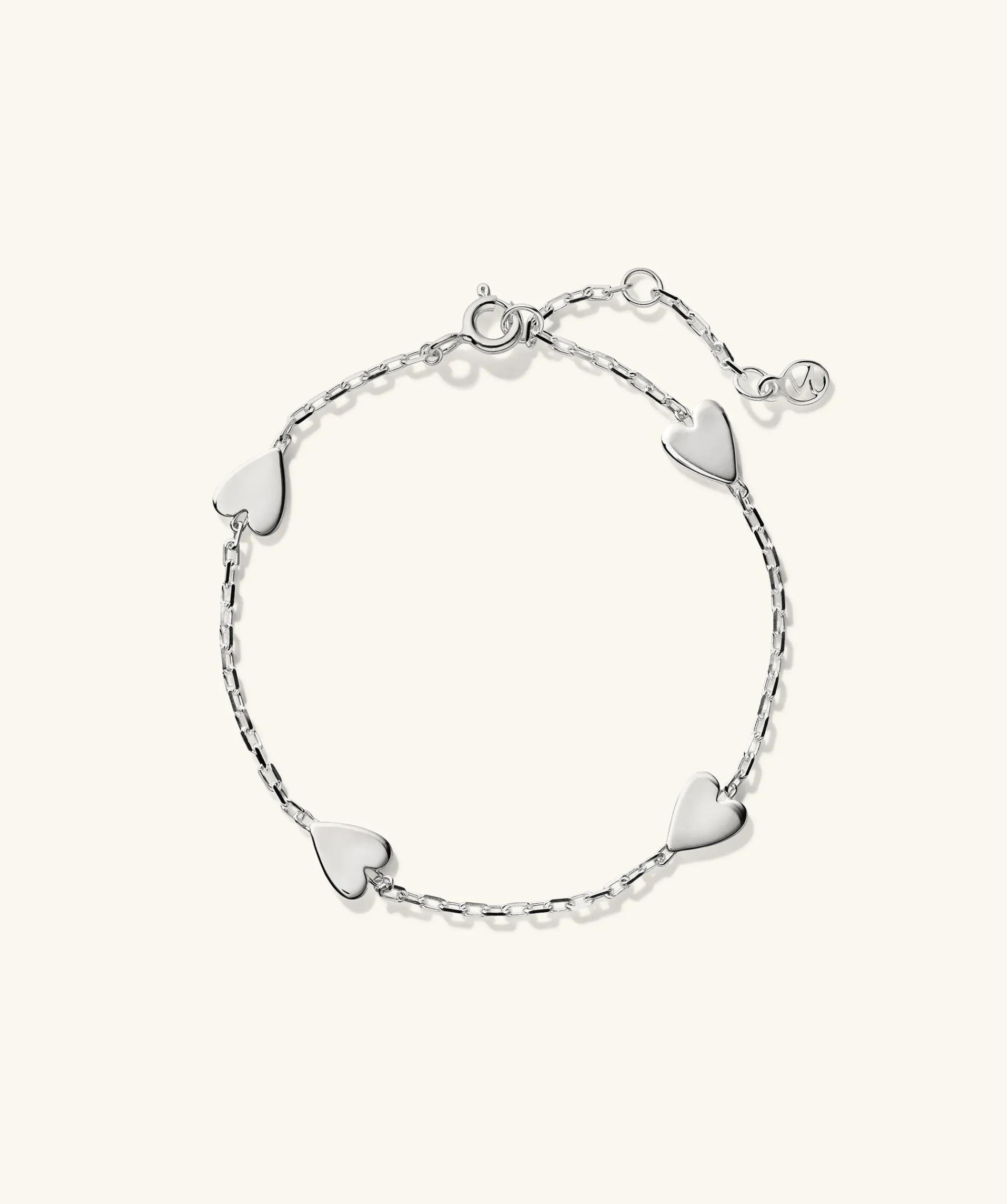 Armbänder | Mejuri Heart Station Bracelet SterlingSilver