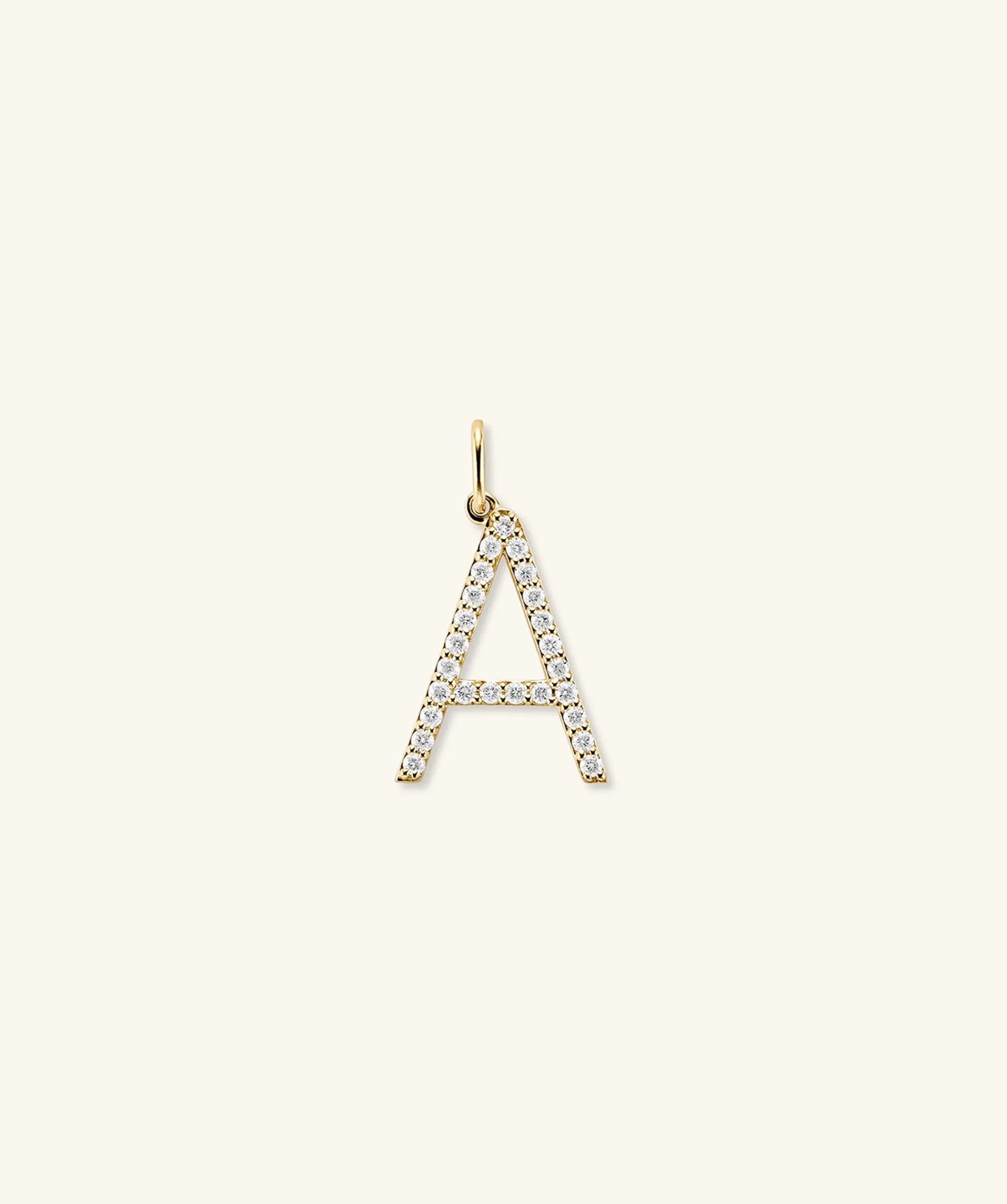 Charms | Charms + Anhänger | Mejuri Lab Grown Diamond Oversized Letter Charm