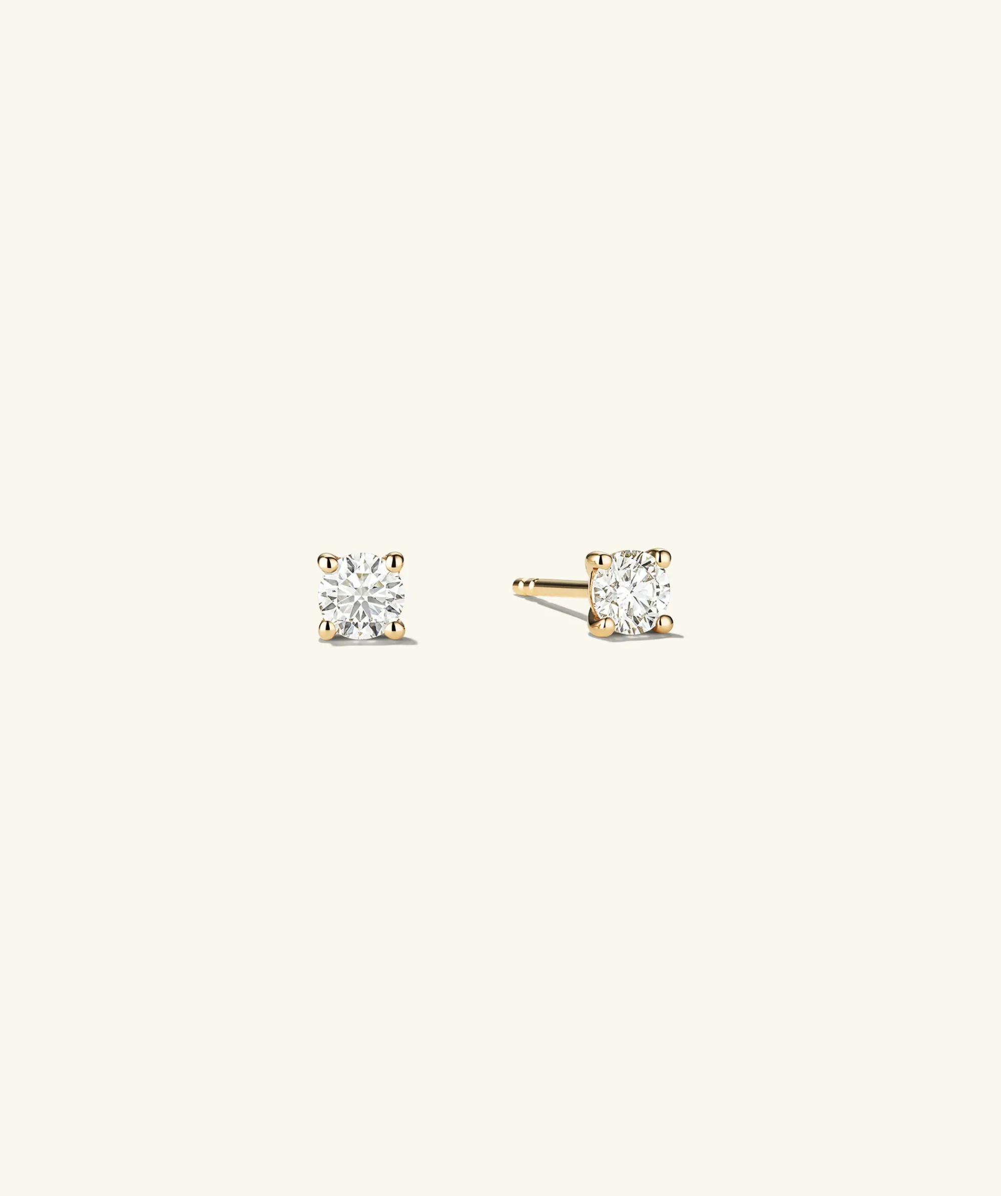 Ohrstecker | Mejuri Large Diamond Studs 14kYellowGold