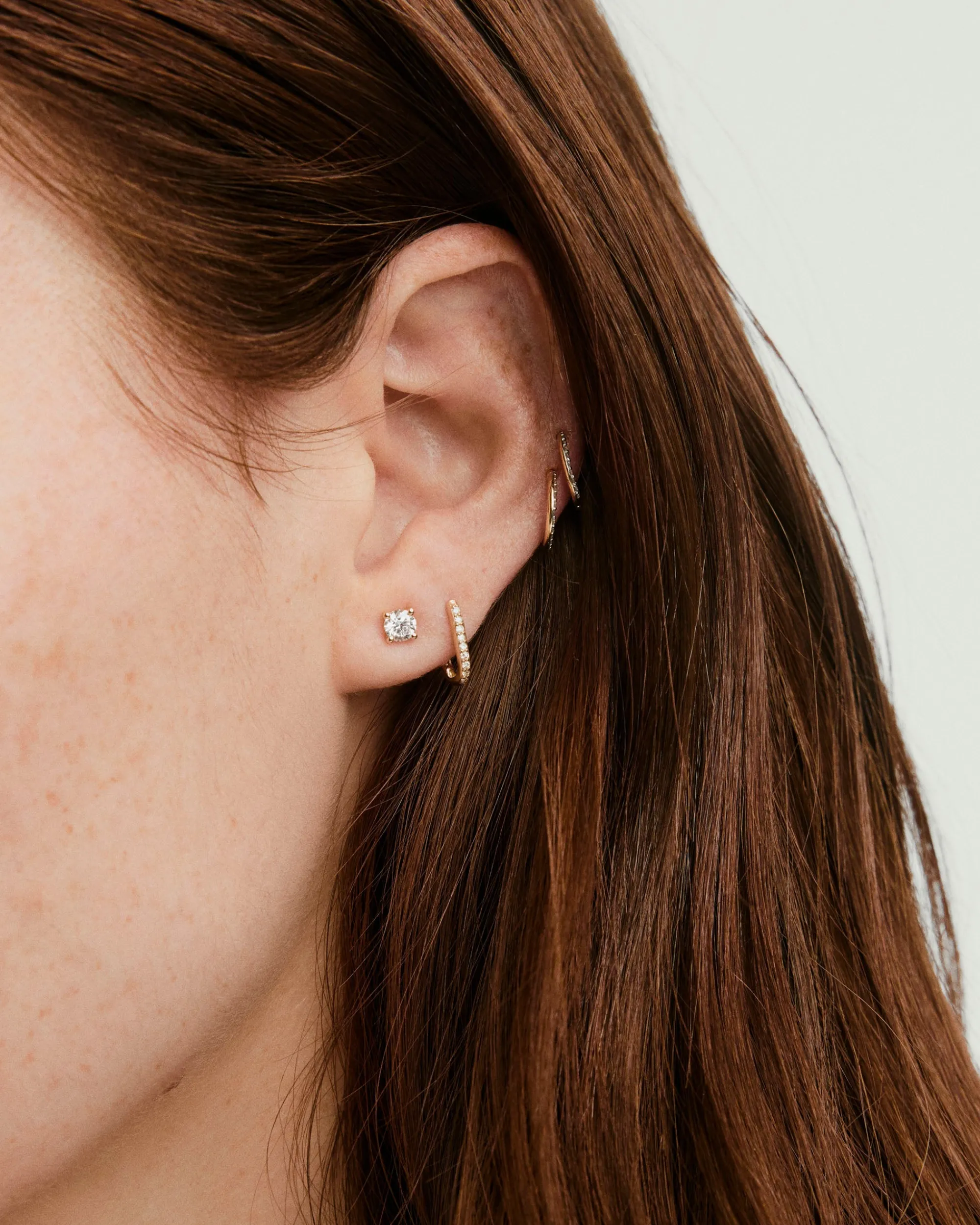 Ohrstecker | Mejuri Large Diamond Studs 14kYellowGold