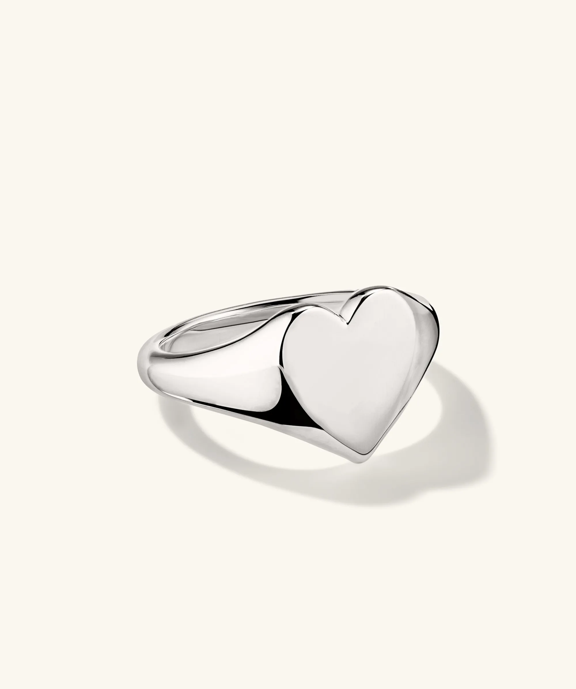 Ringe | Siegelringe | Mejuri Large Heart Signet SterlingSilver