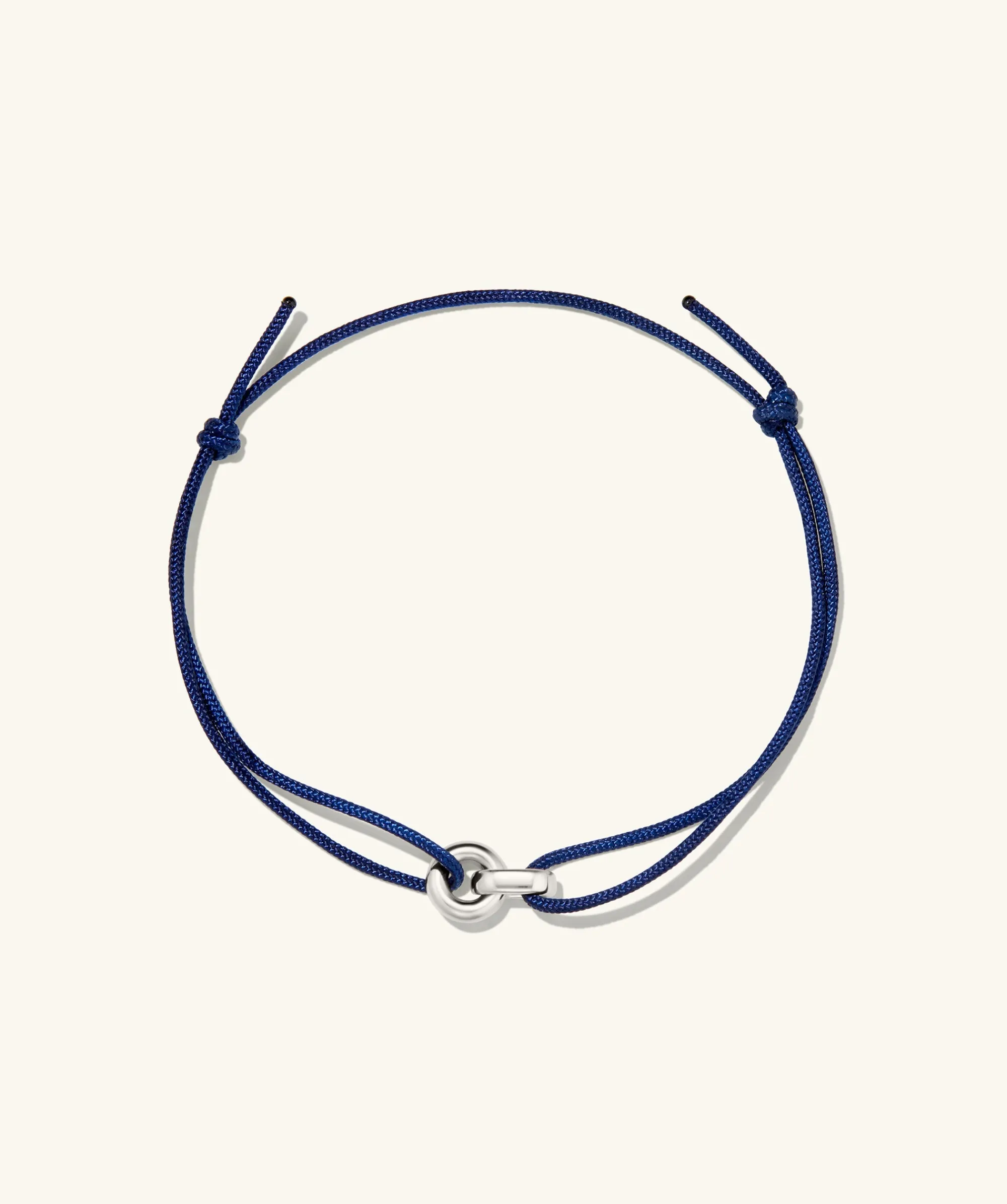 Armbänder | Herren | Mejuri Linked Cord Bracelet SterlingSilver,BlueCord