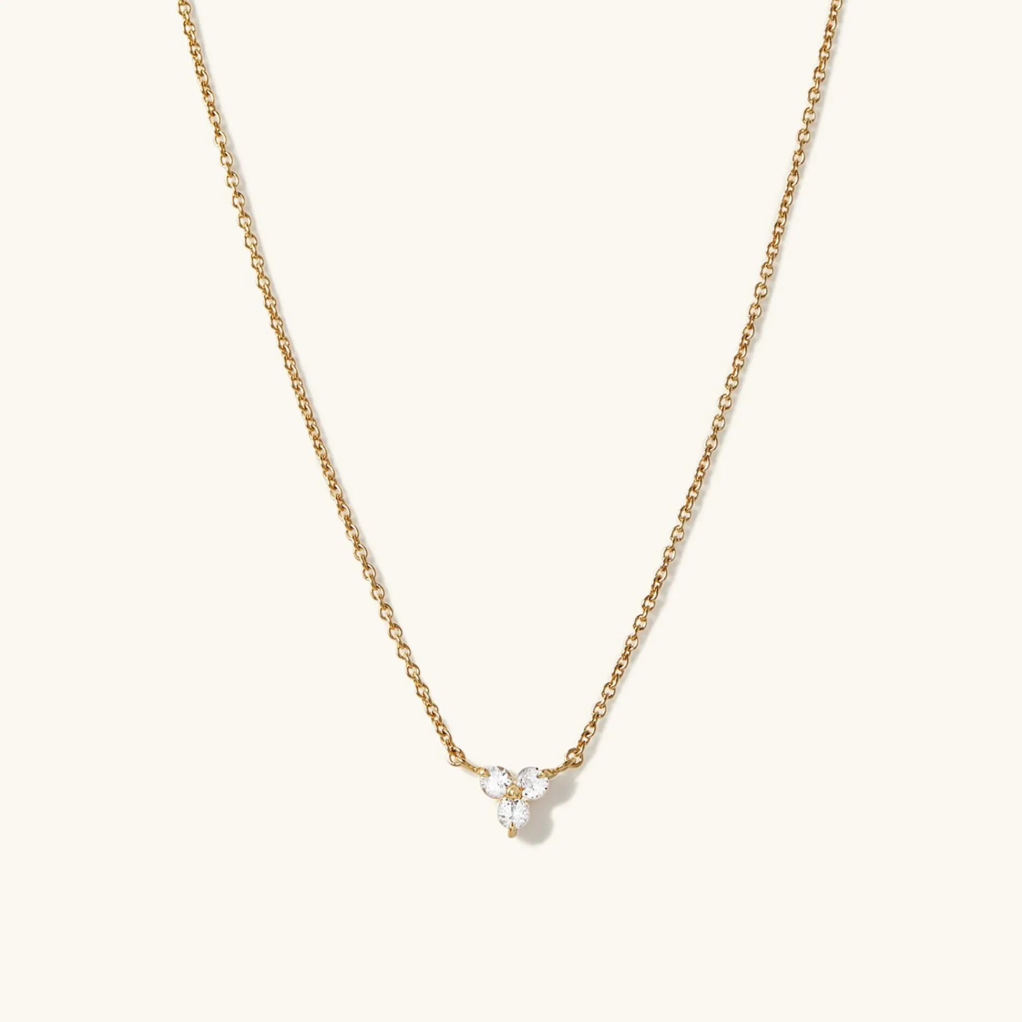 Halsketten | Mejuri Lotus Necklace GoldVermeil