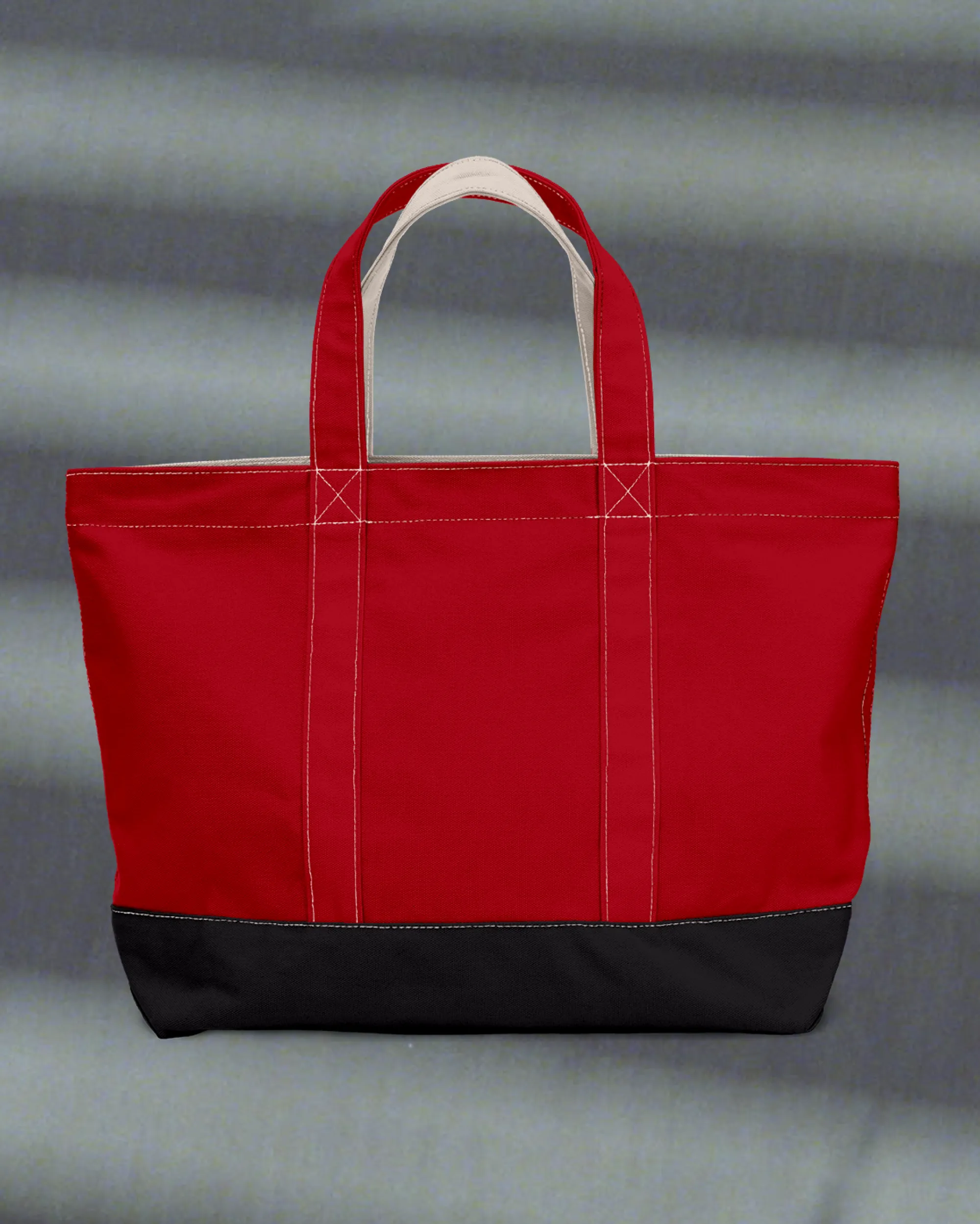 Lifestyle | Mejuri “Big Sur” Zippered Tote Cream,Red&Black