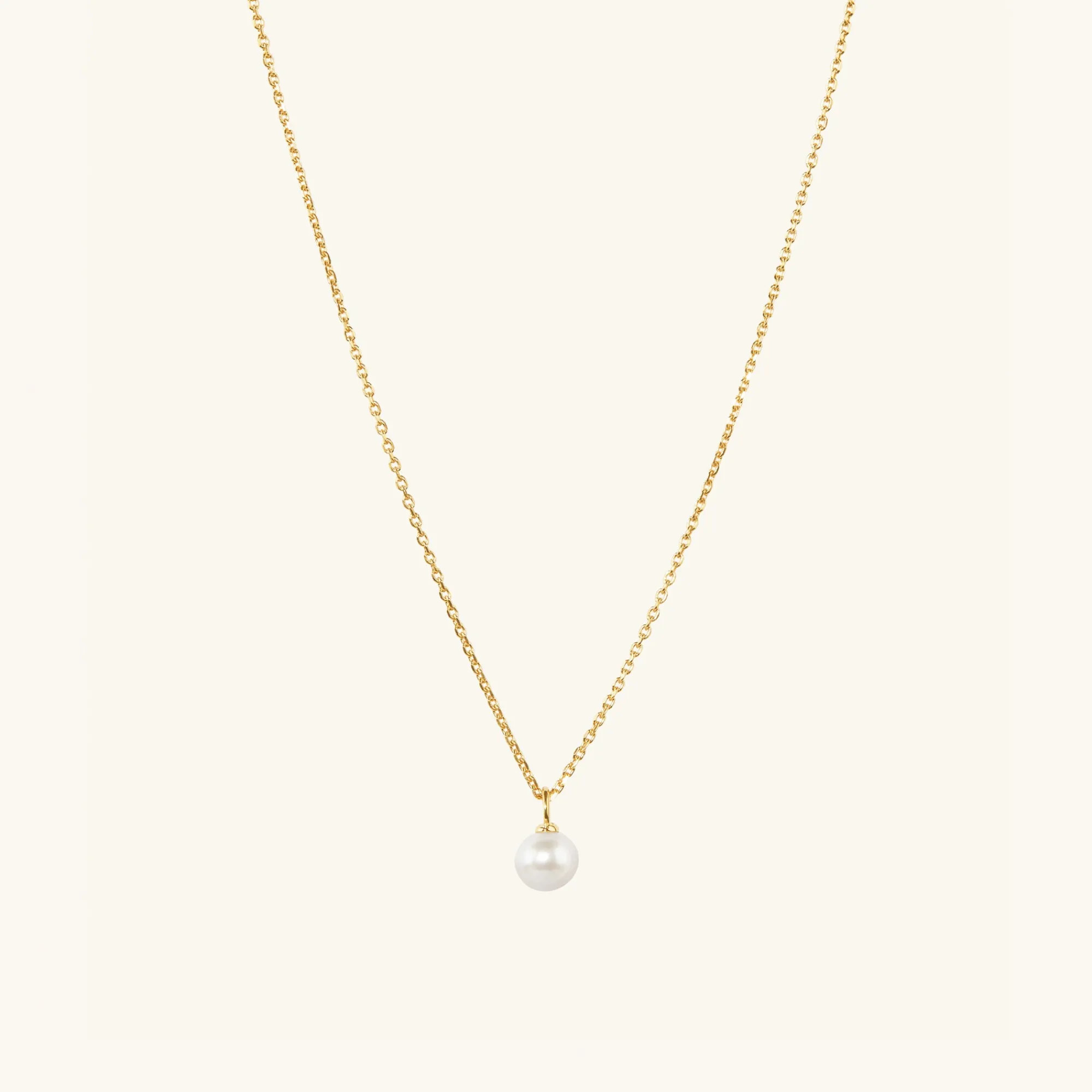 Halsketten | Halsketten Mit Anhänger | Mejuri Mini Pearl Pendant Necklace GoldVermeil