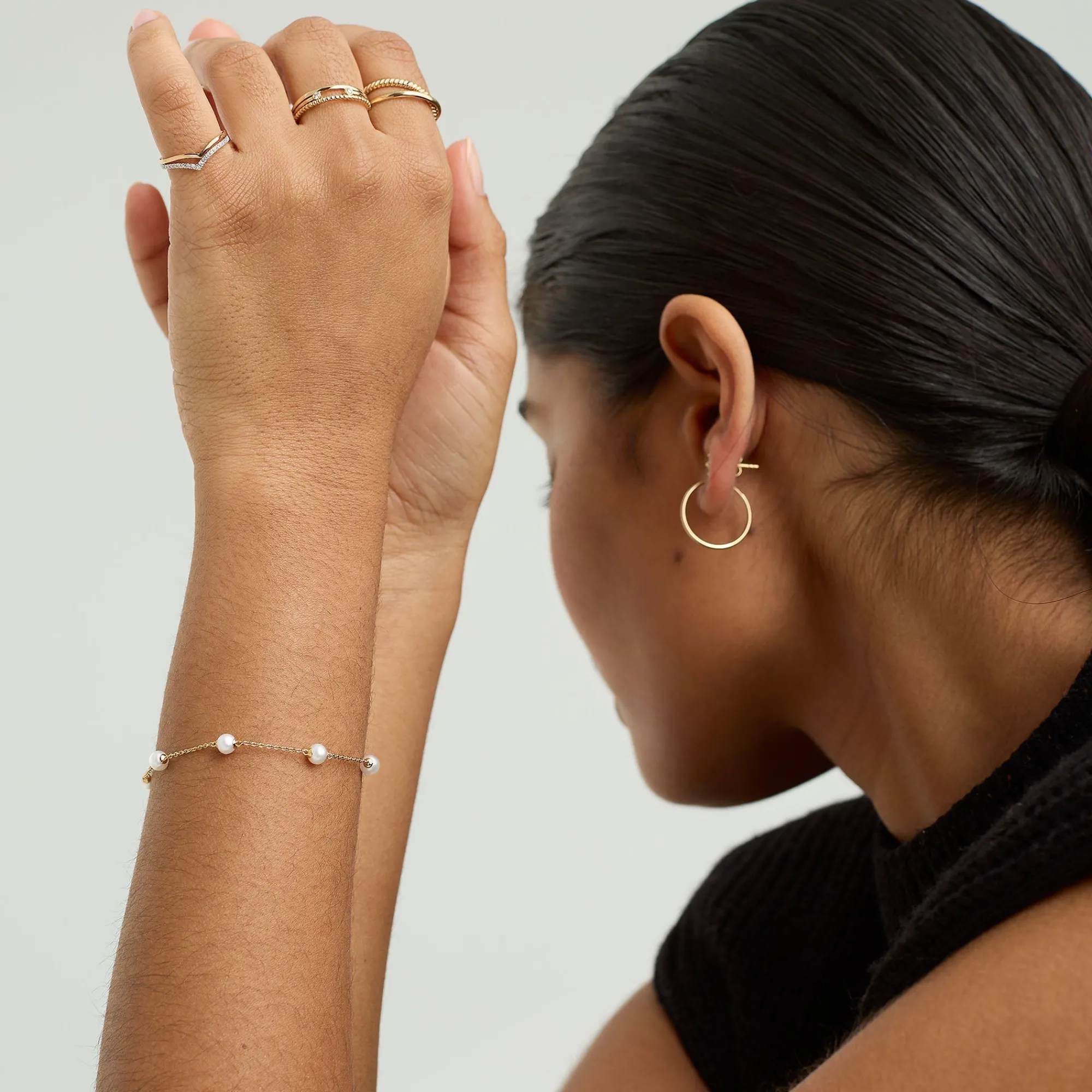 Armbänder | Mejuri Mini Pearl Satellite Bracelet