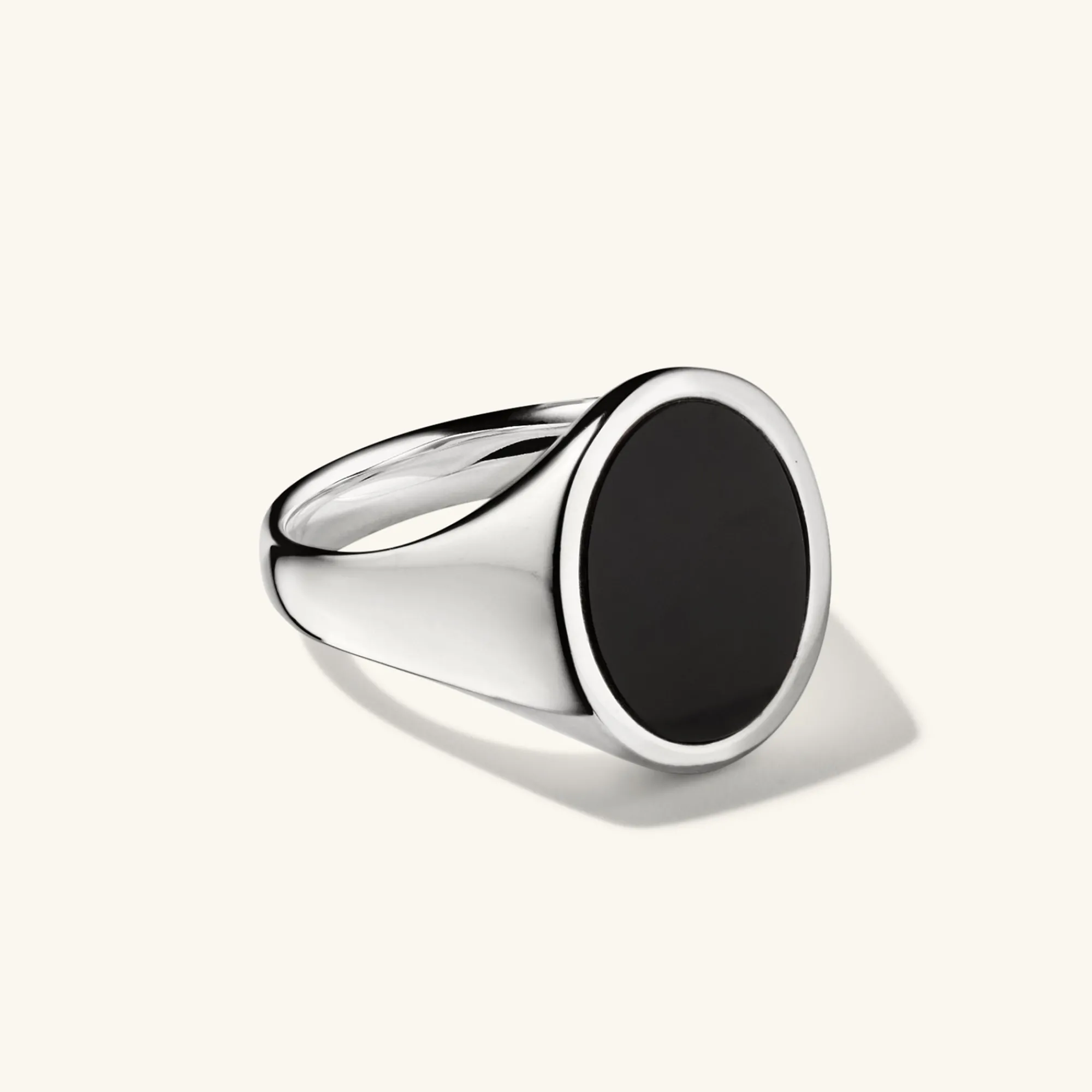 Ringe | Herren | Mejuri Oval Gemstone Signet Ring SterlingSilver