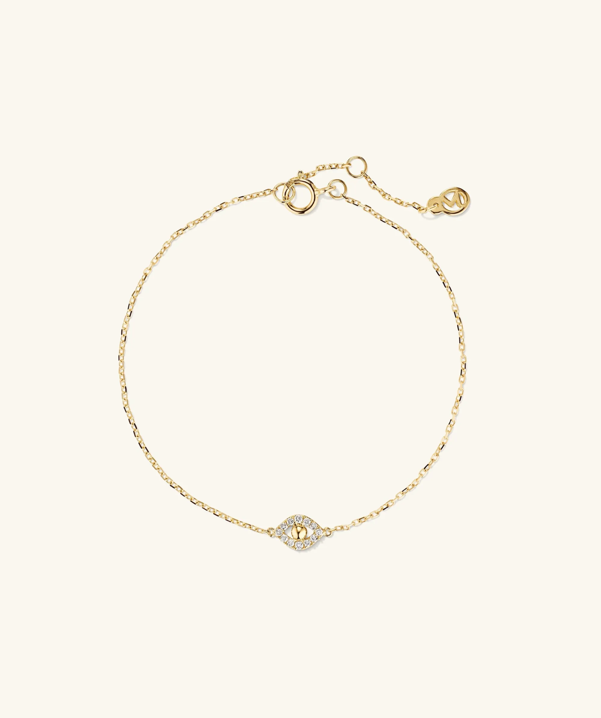 Armbänder | Mejuri Pavé Diamond Evil Eye Bracelet