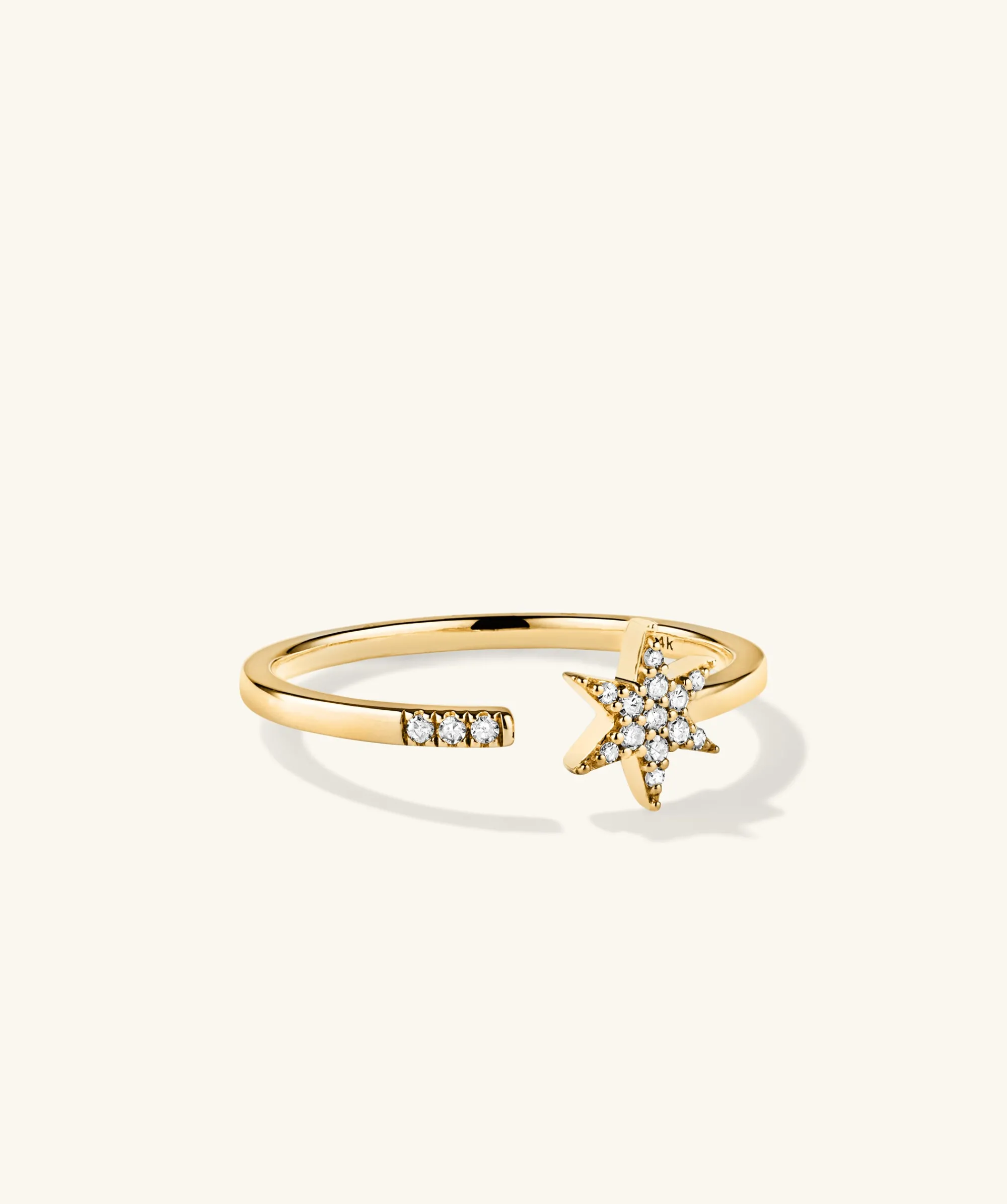 Ringe | Statement-ringe | Mejuri Pavé Diamond Star Open Ring