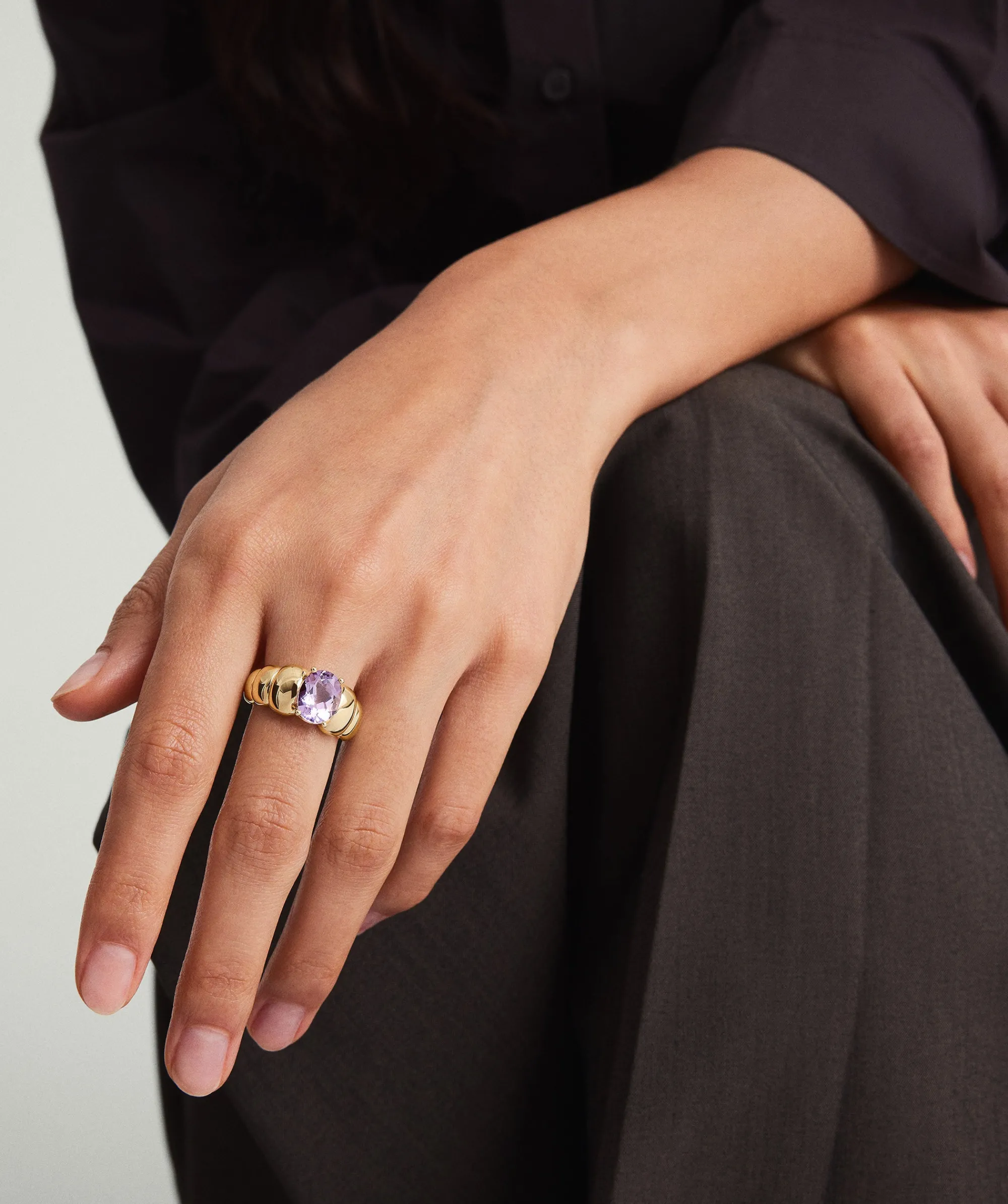 Ringe | Statement-ringe | Mejuri Puffy Charlotte Gemstone Ring