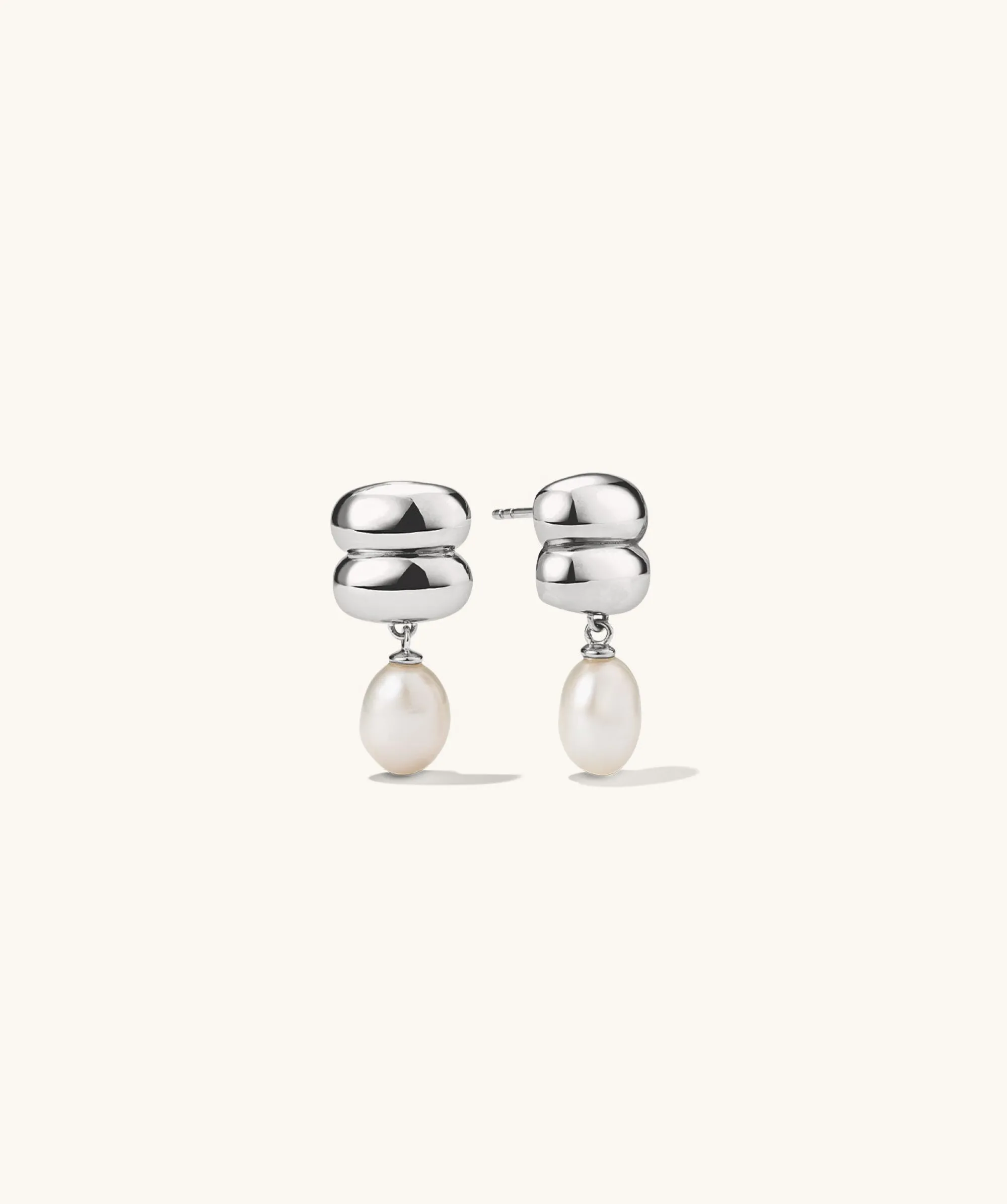 Ohrhänger | Mejuri Puffy Charlotte Pearl Drop Earring SterlingSilver