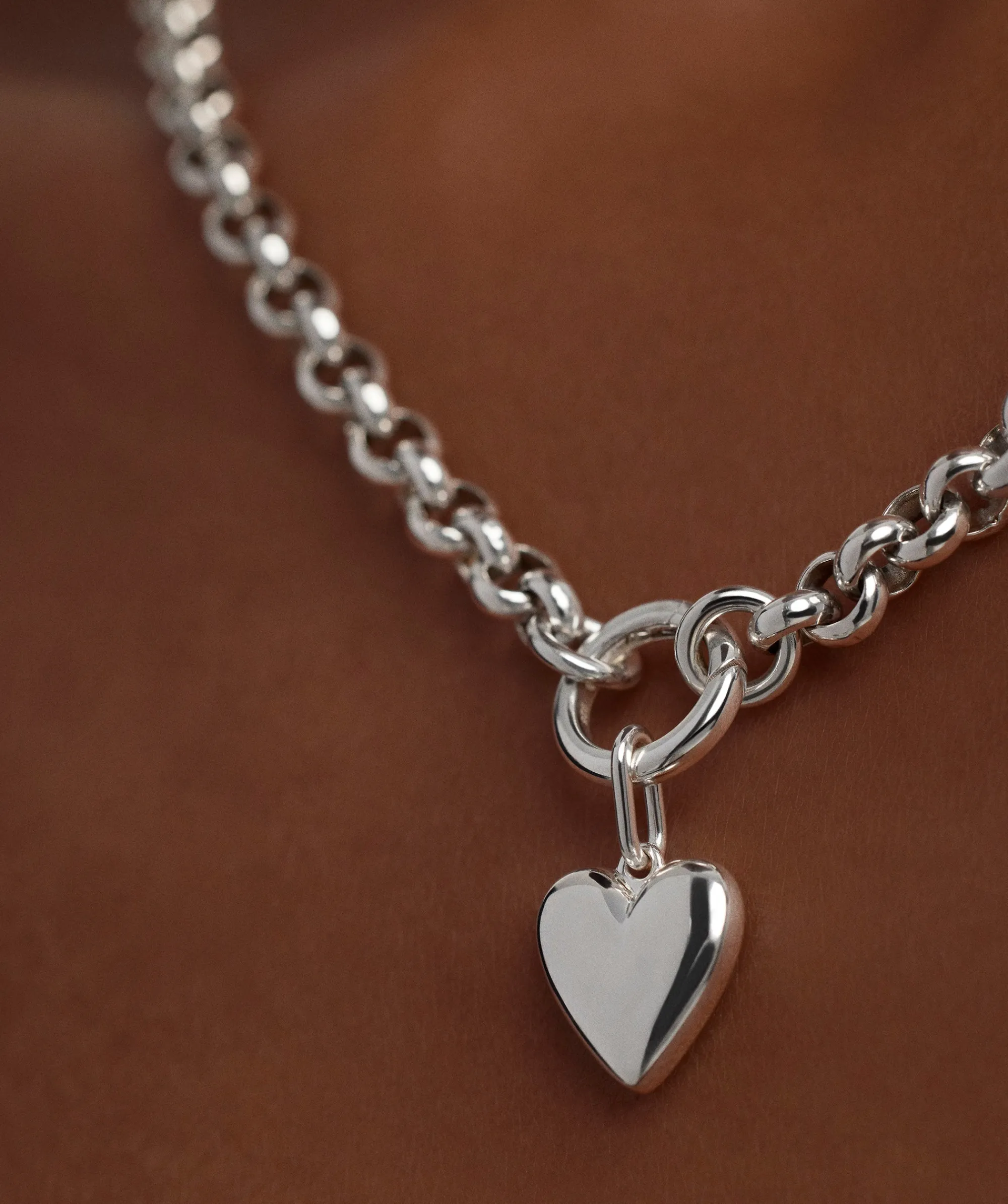 Charms | Charms + Anhänger | Mejuri Puffy Heart Charm SterlingSilver