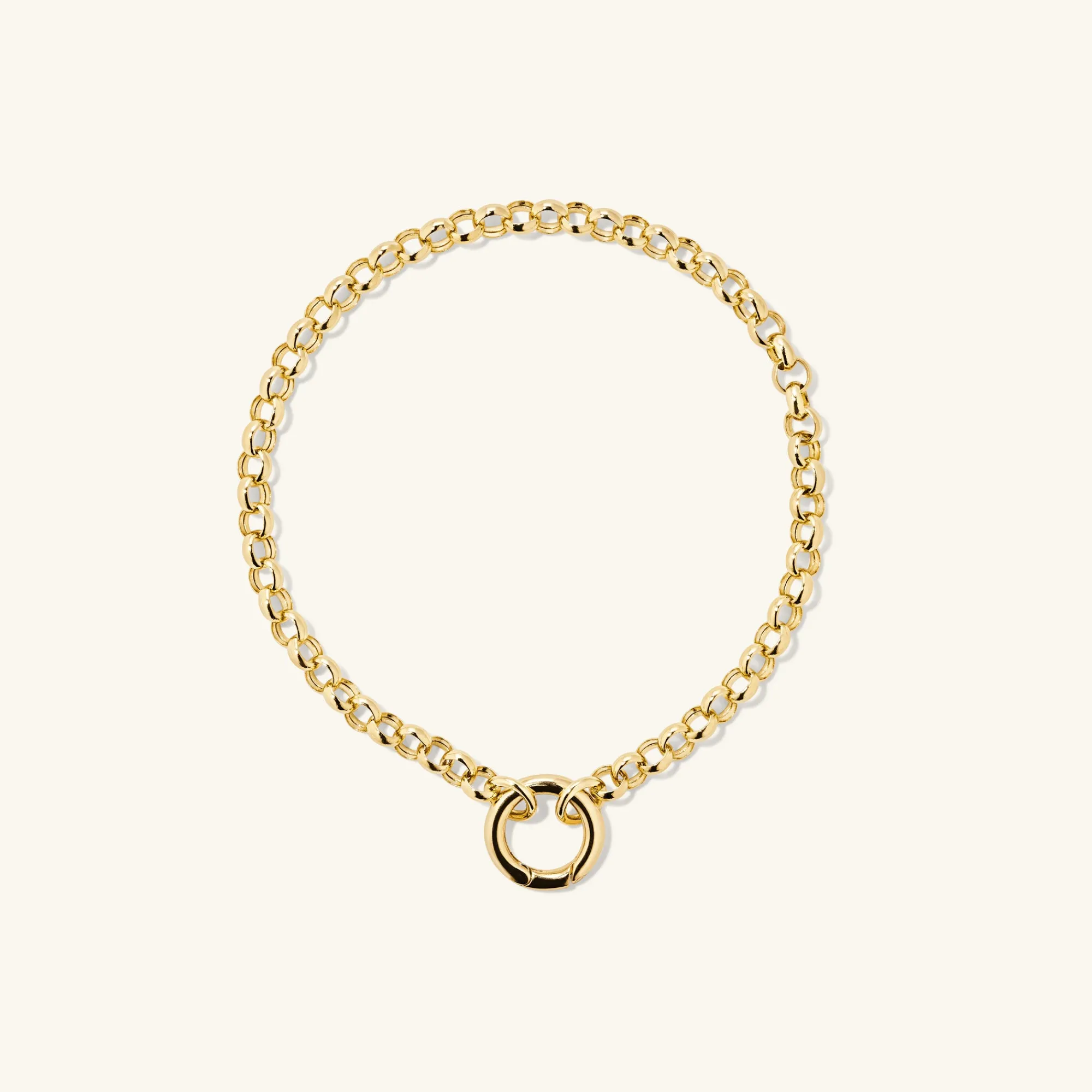 Armbänder | Gliederarmbänder | Mejuri Rolo Chain Charm Bracelet 14kYellowGold