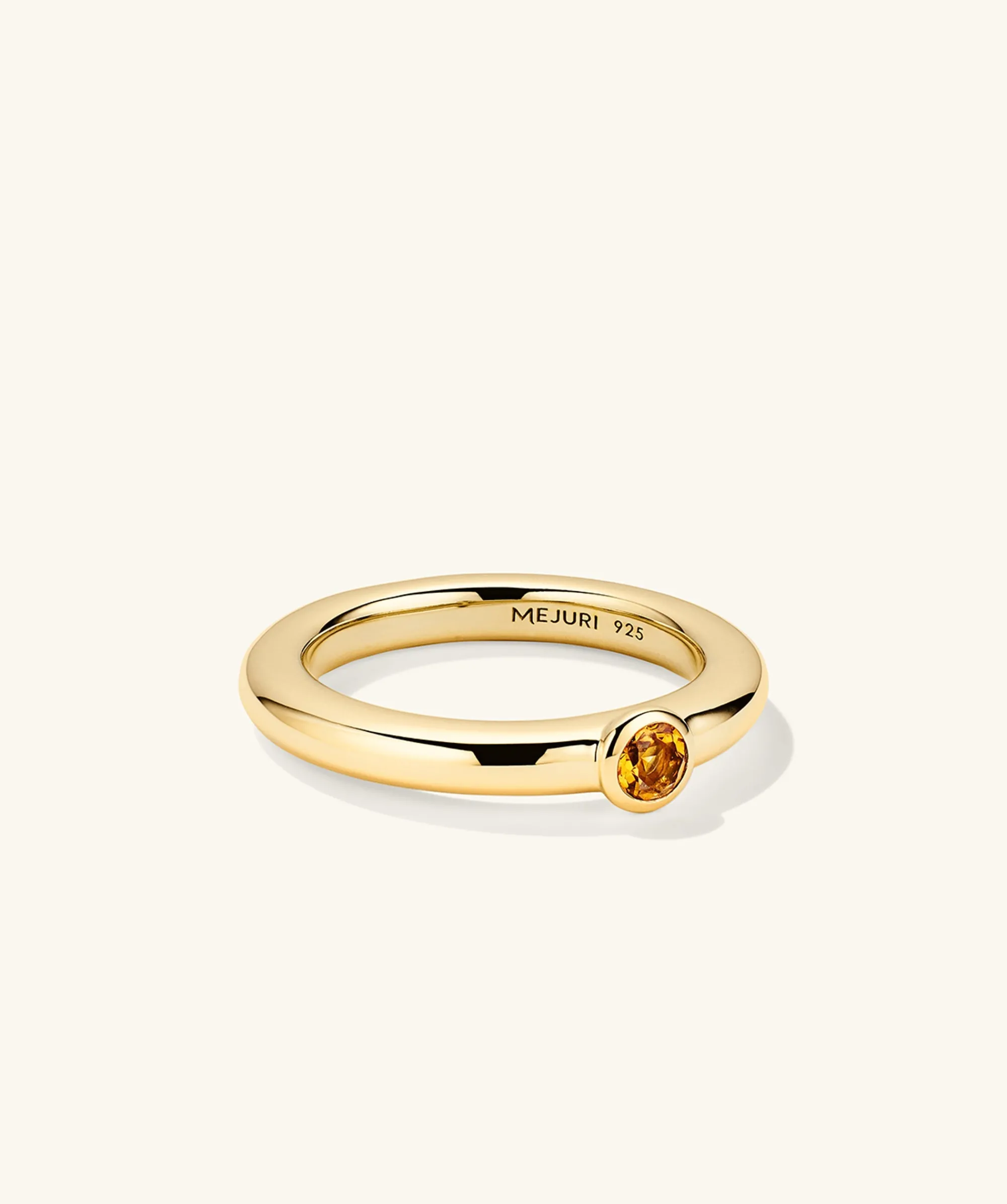 Ringe | Kombinierbare Ringe | Mejuri Round Gemstone Stacker Ring