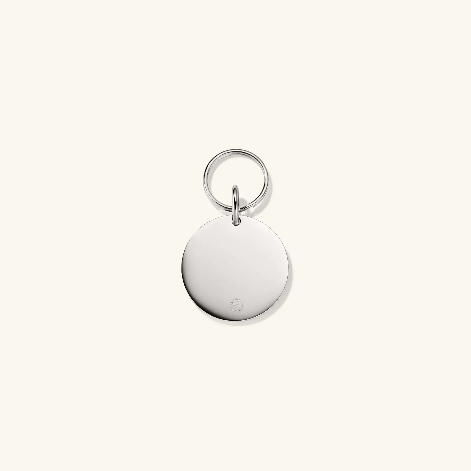 Lifestyle | Mejuri Round Heart Pet Tag StainlessSteel,BlackEnamel