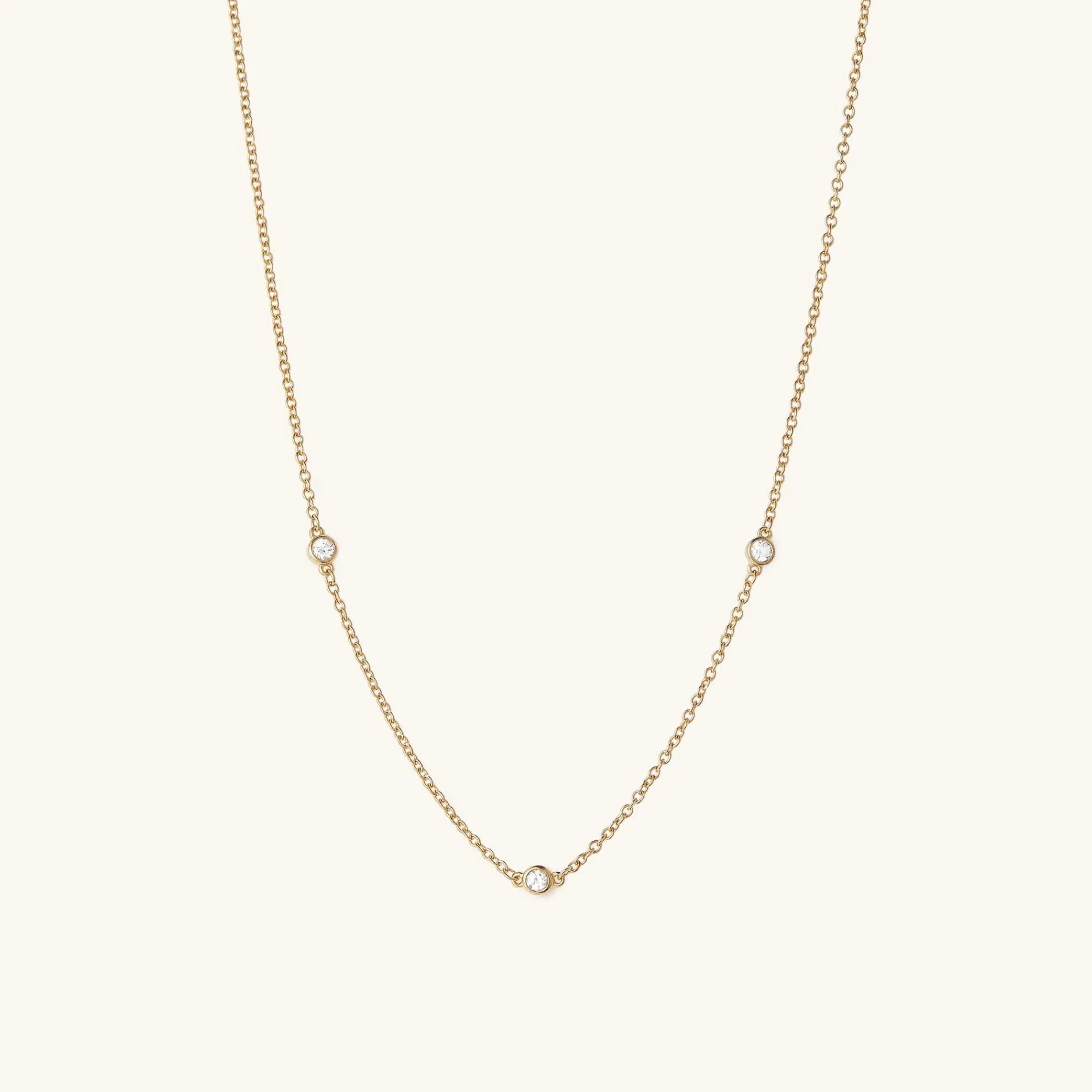 Halsketten | Mejuri Satellite Necklace GoldVermeil