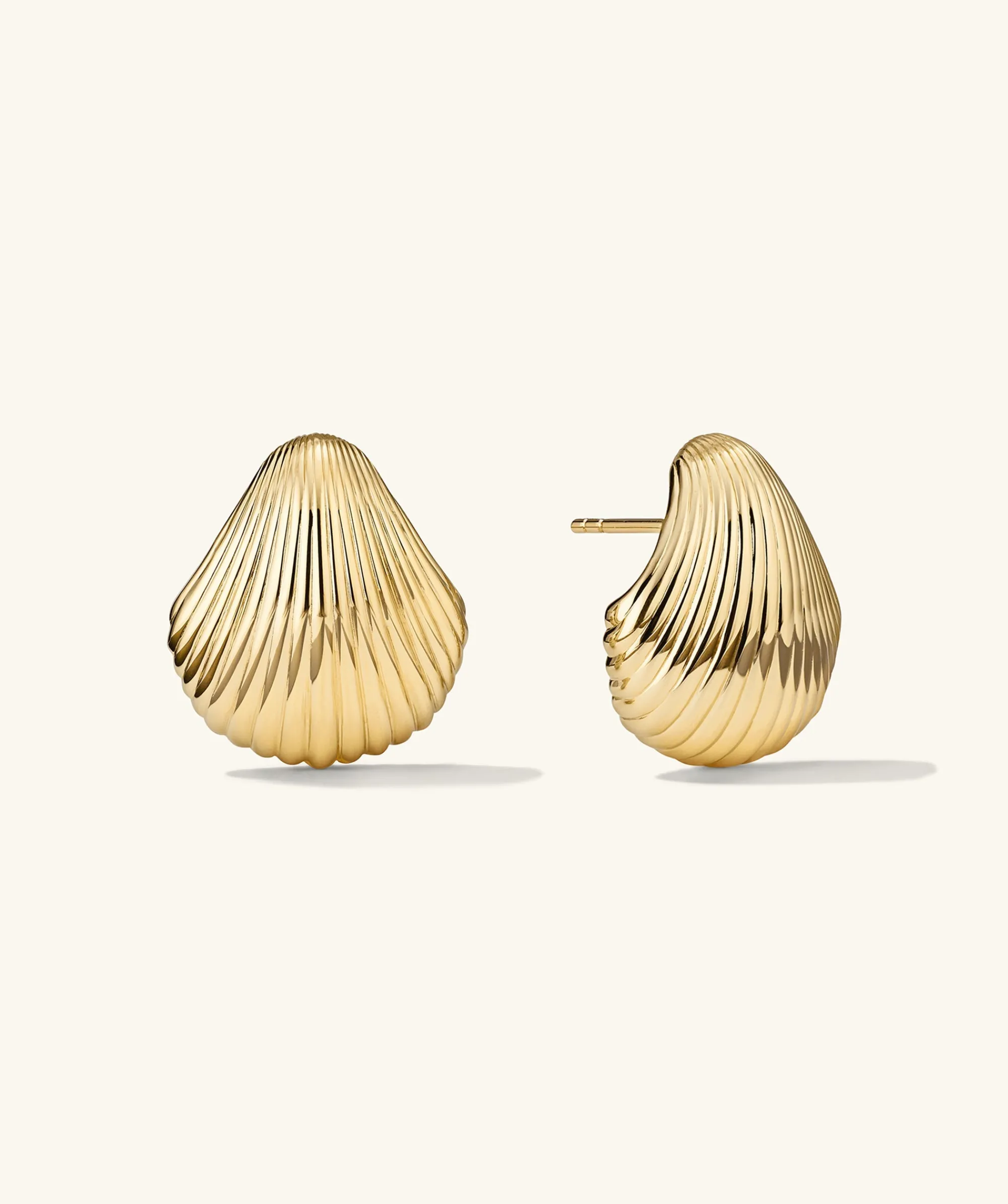 Ohrstecker | Mejuri Seashell Studs GoldVermeil