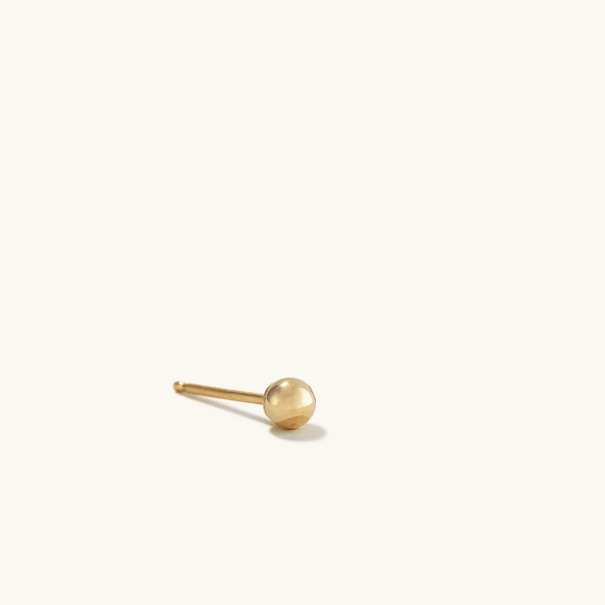 Ohrstecker | Einzelne Ohrringe | Mejuri Single Sphere Stud 14kYellowGold