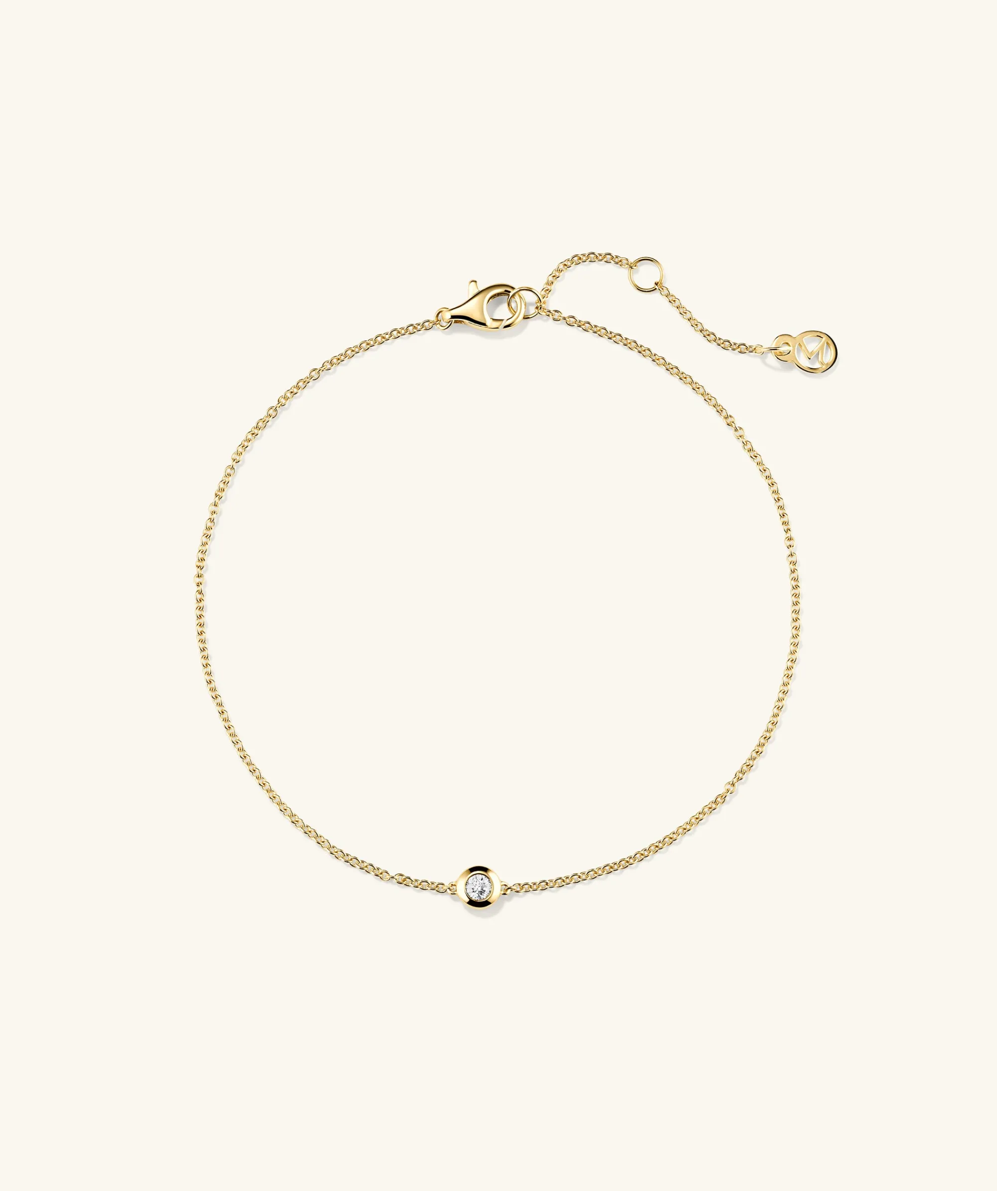 Armbänder | Mejuri Solo Diamond Bracelet 14kYellowGold