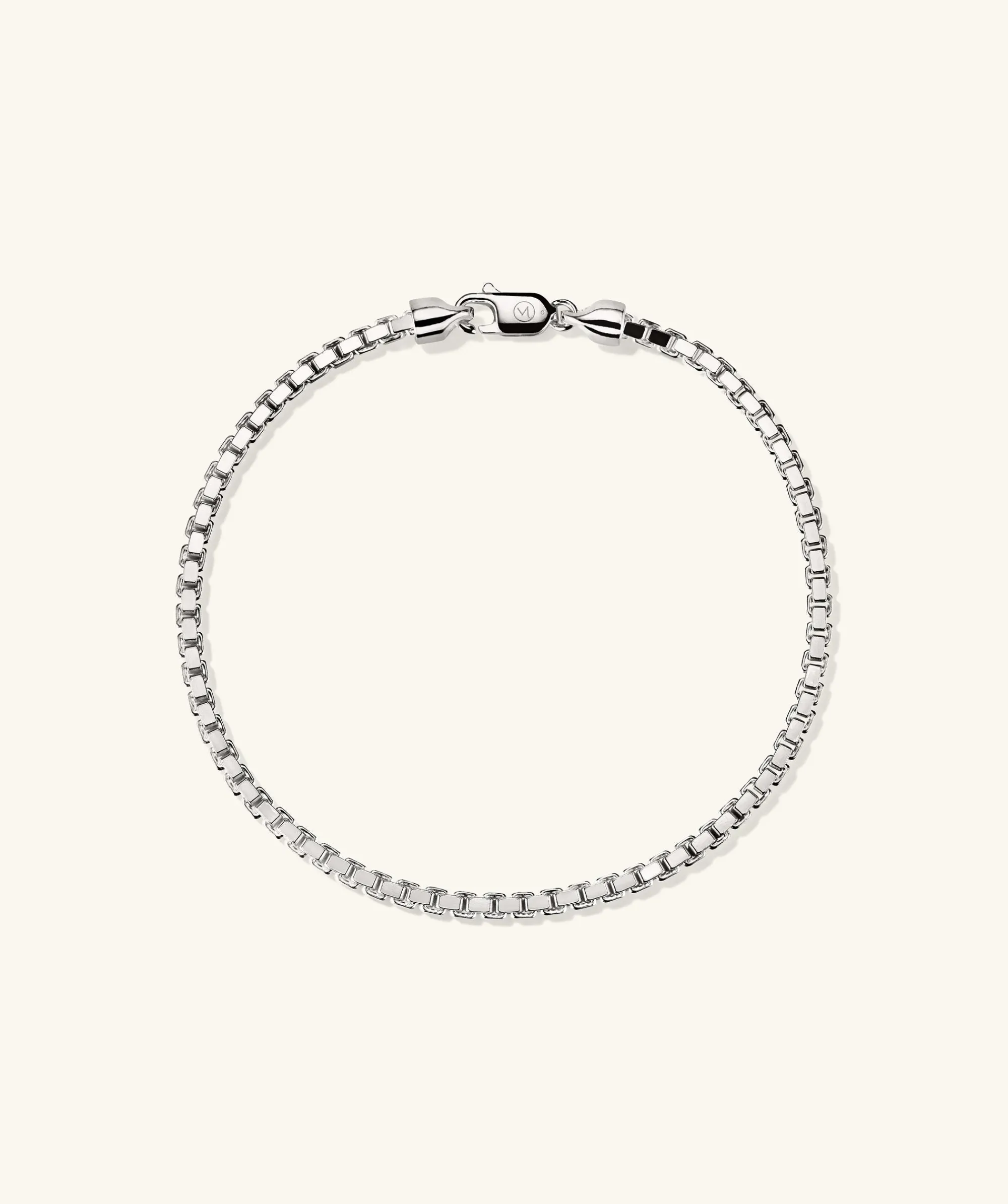 Armbänder | Herren | Mejuri Square Box Chain Bracelet SterlingSilver