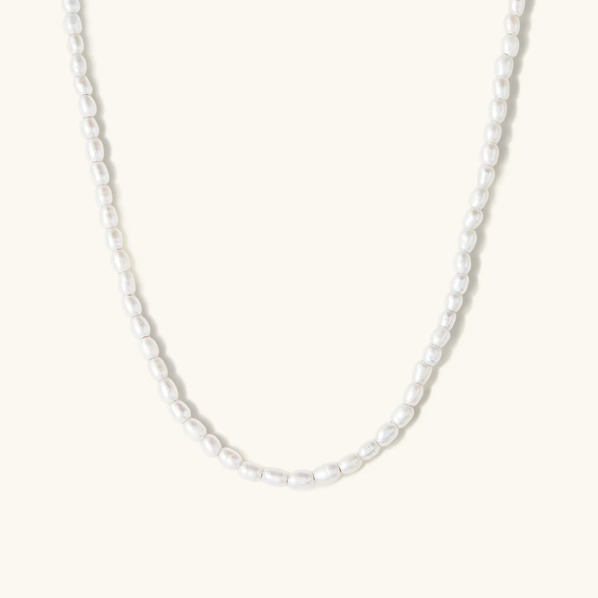 Halsketten | Pearl + Beaded Halsketten | Mejuri Tiny Pearl Necklace GoldVermeil