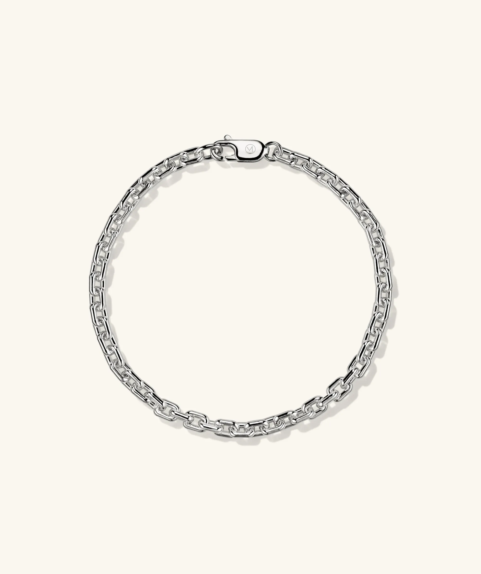 Armbänder | Gliederarmbänder | Mejuri Trace Rectangle Chain Bracelet SterlingSilver