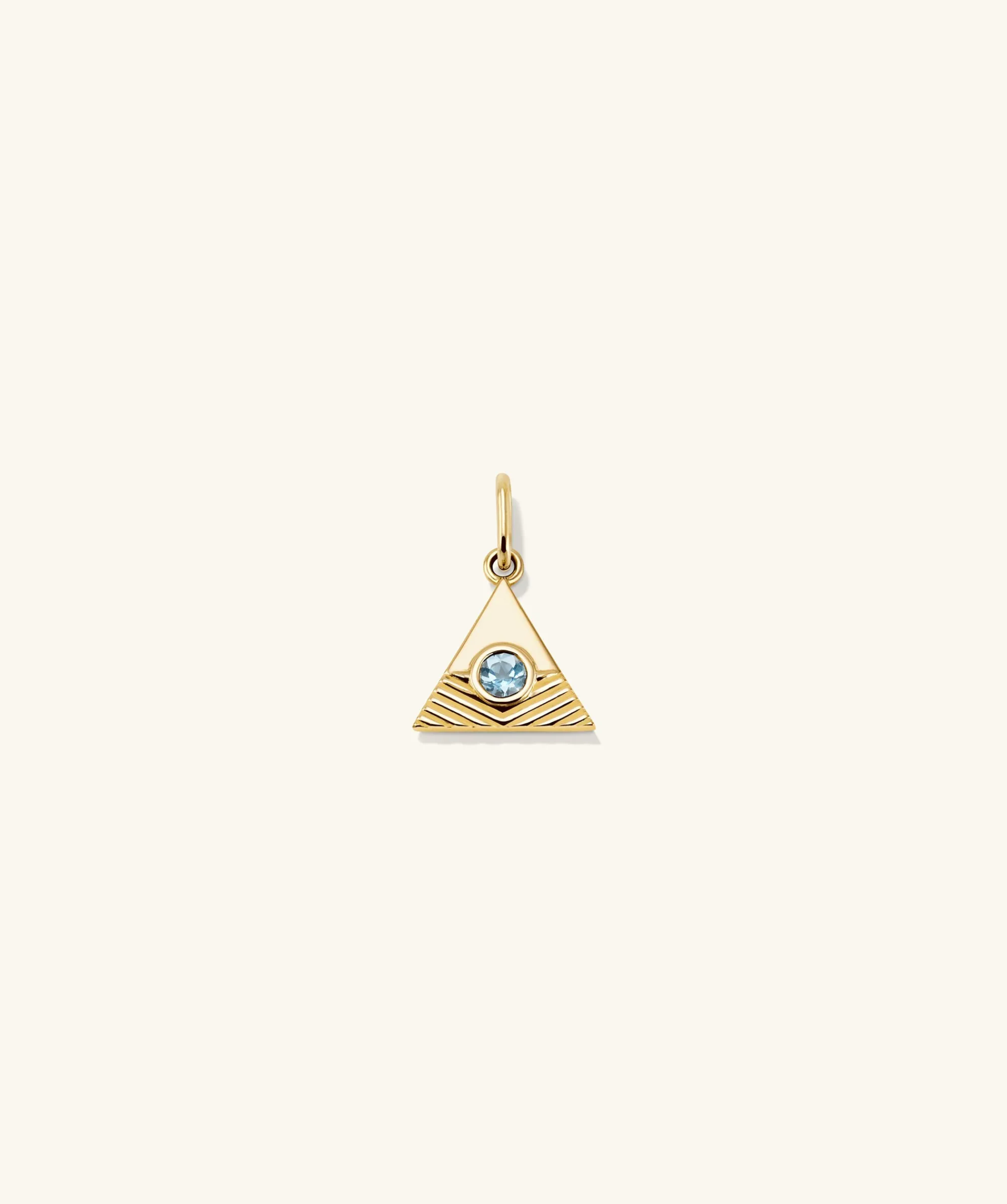 Charms | Charms + Anhänger | Mejuri Triangle Element Charm 14kYellowGold