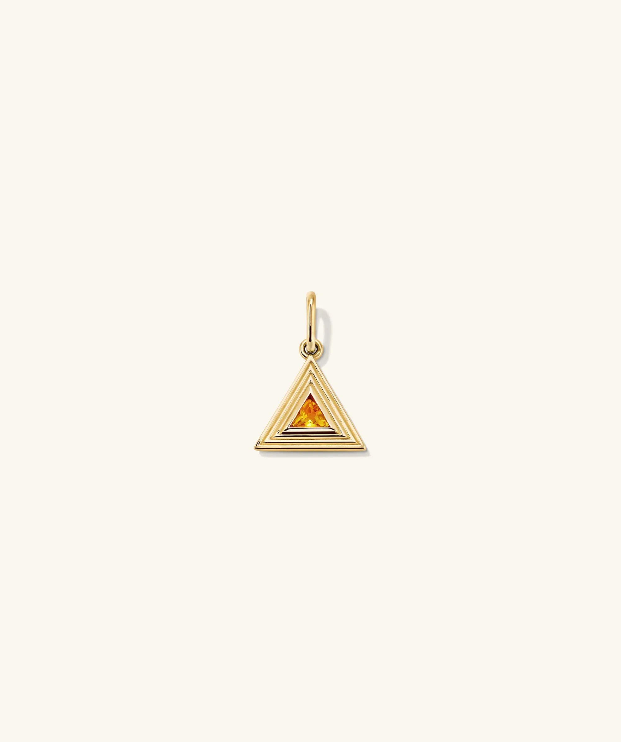 Charms | Charms + Anhänger | Mejuri Triangle Element Charm 14kYellowGold