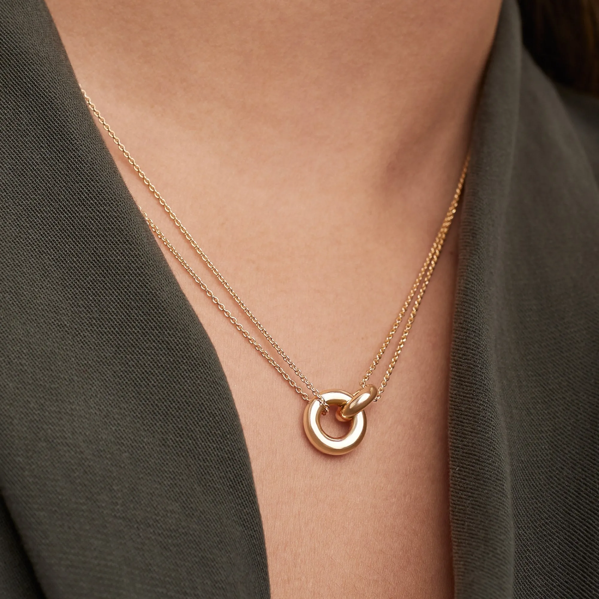 Halsketten | Mejuri Vermeil Linked Necklace GoldVermeil